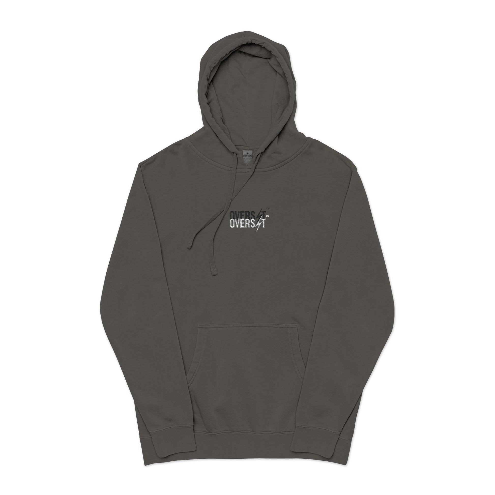 Sweat à capuche teint pigmenté brodé – Style décontracté et confort absolu