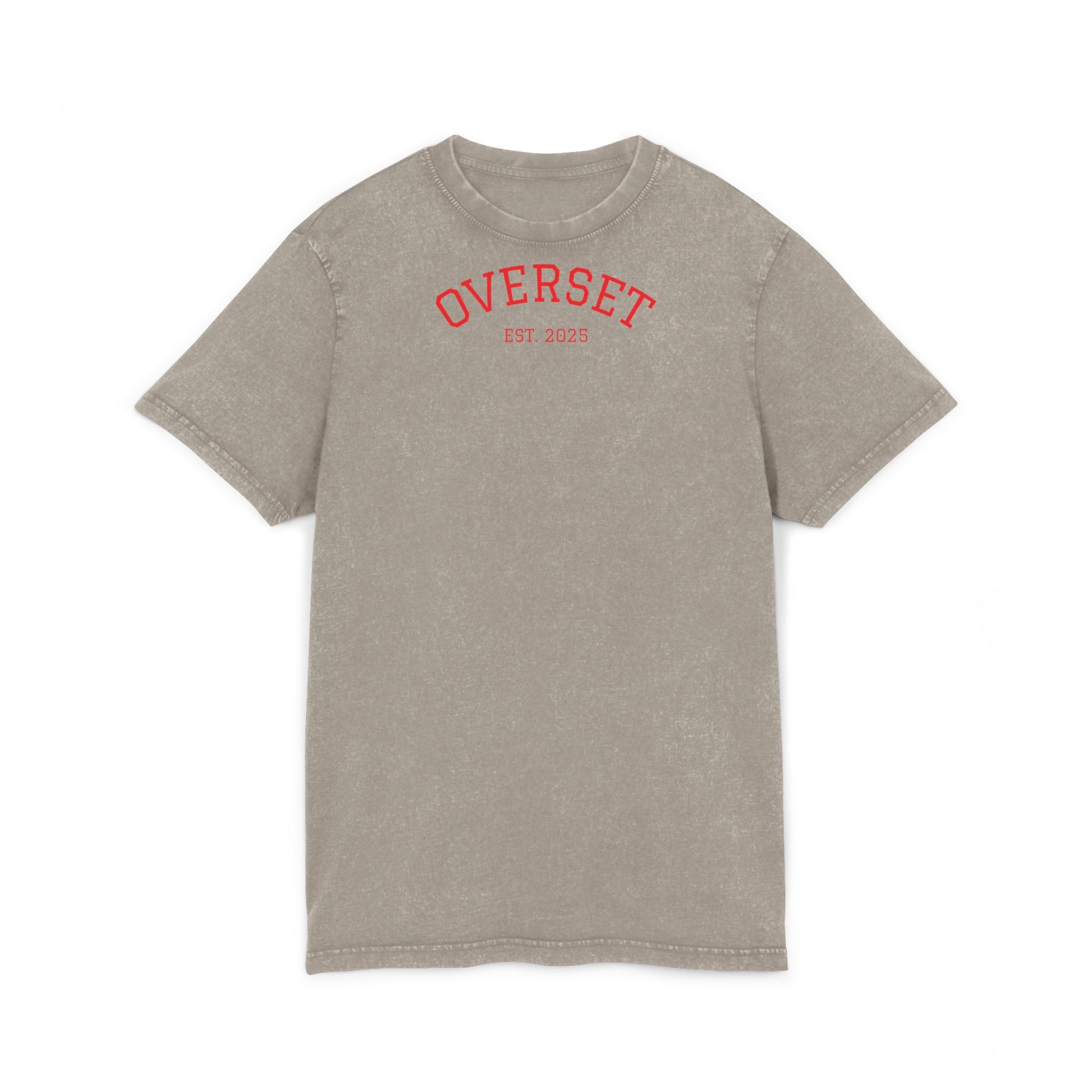 T-shirt unisexe délavé à l’acide – Style vintage et confort au quotidien