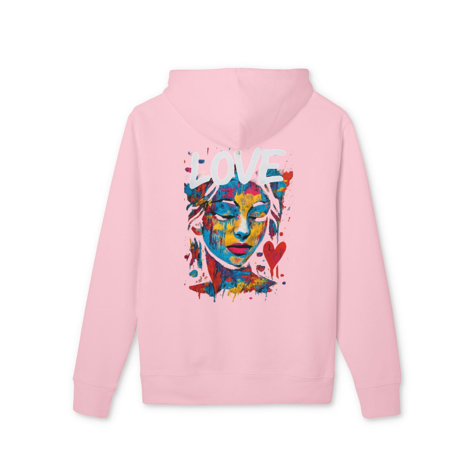 Sweat à Capuche Unisexe Love Art – Hoodie Graphique Coloré pour Amoureux de l’Art,