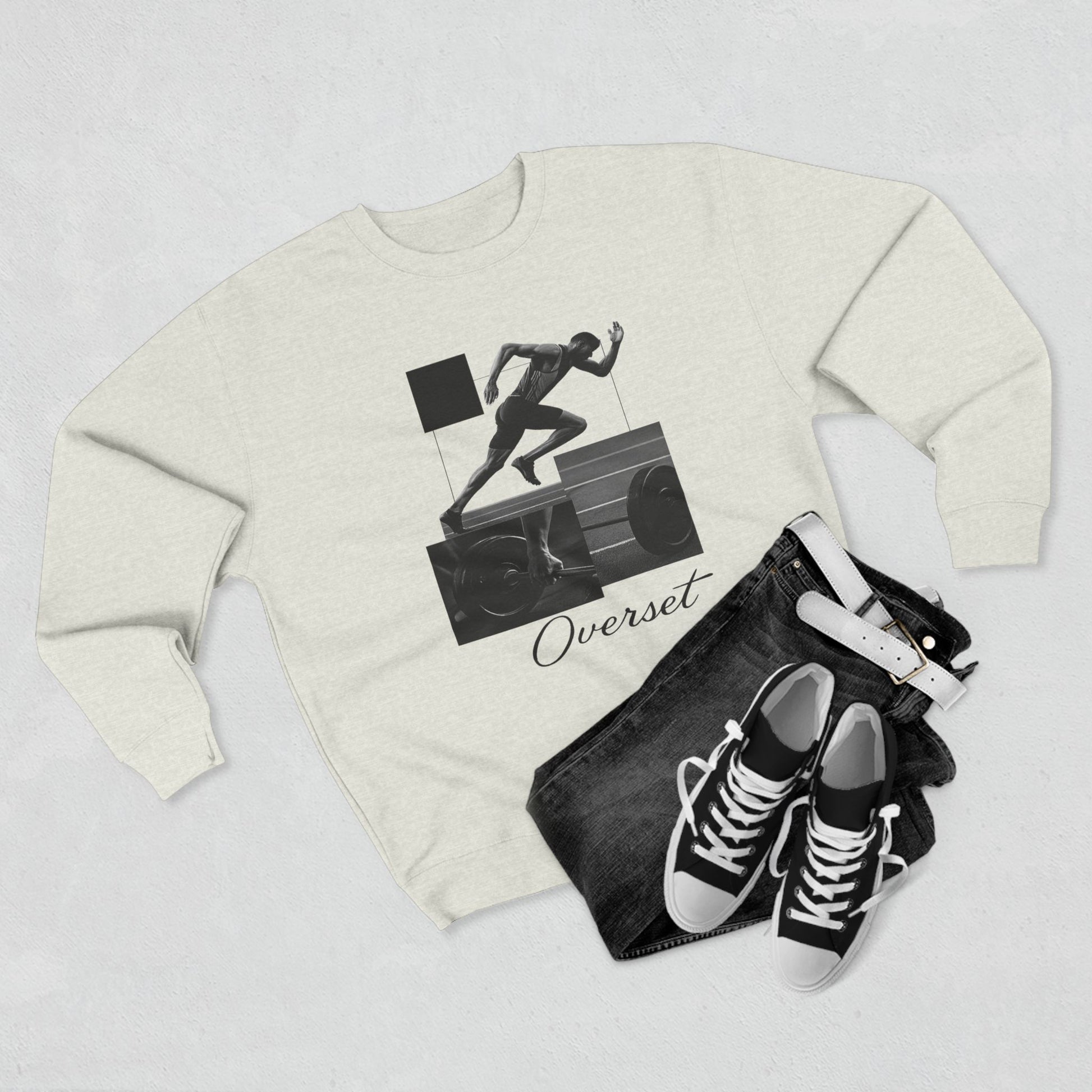 Sweat à Col Rond Unisexe – Style Sportif pour Athlètes et Passionnés de Fitness