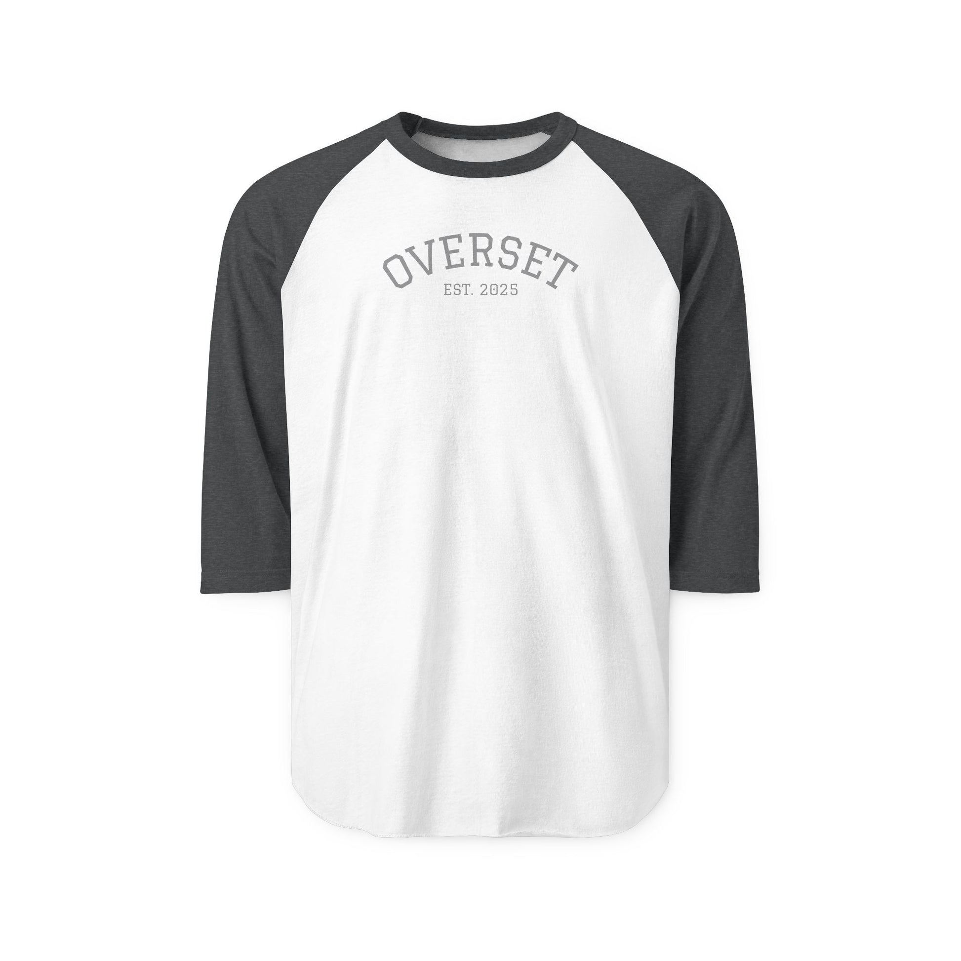 T-shirt Overset unisexe manches raglan – Look streetwear chic pour un style décontracté et sportif