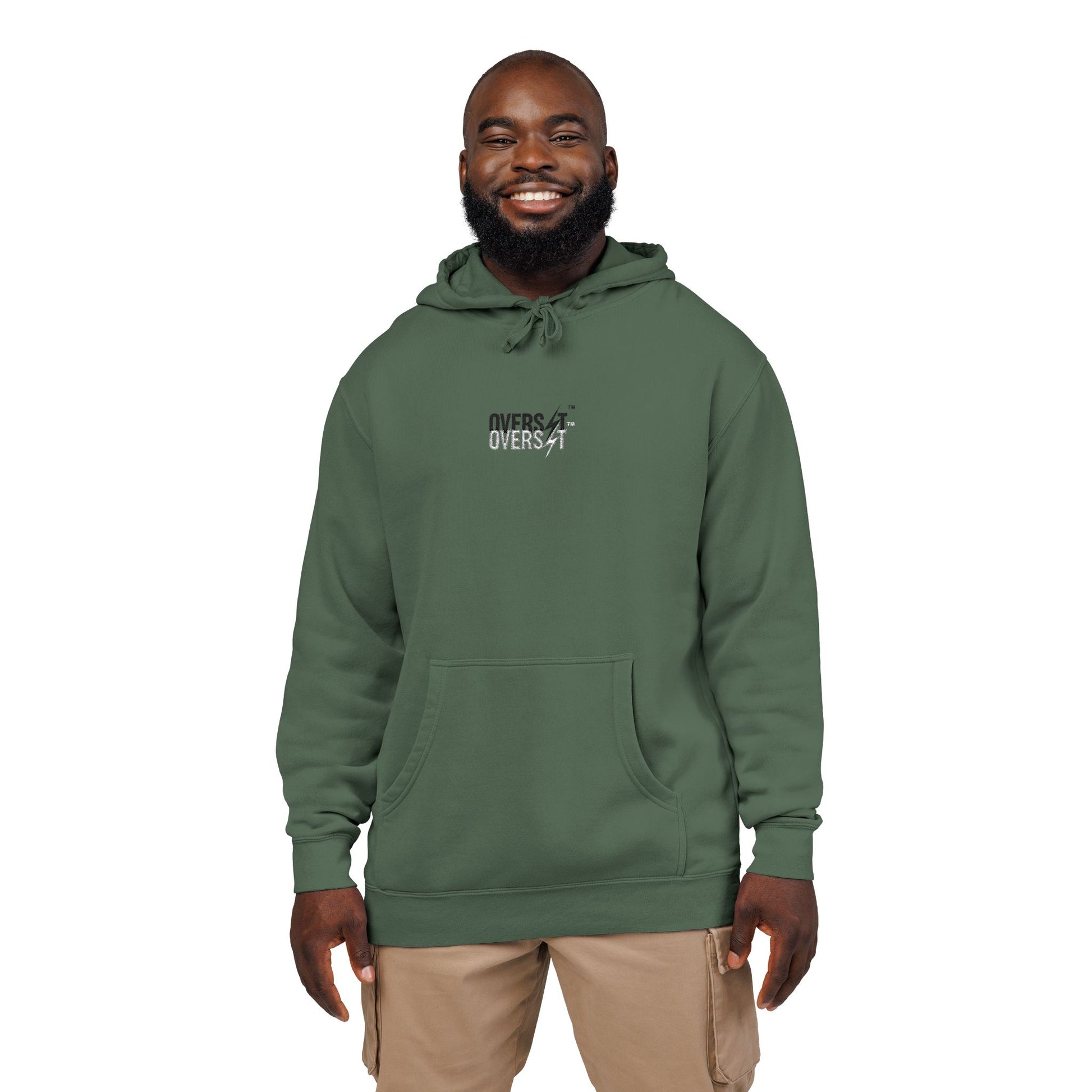 Sweat à capuche teint pigmenté brodé – Style décontracté et confort absolu