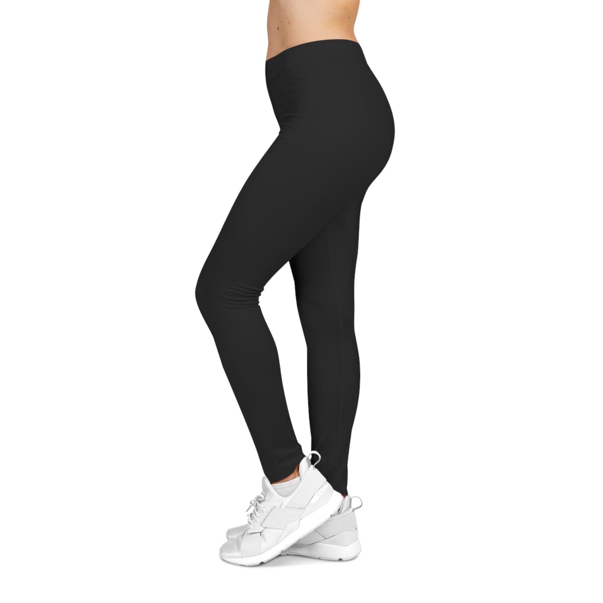 Leggings Femme Tendance – Pantalon de Sport Confortable, Activewear Décontracté, Design Éclair Noir