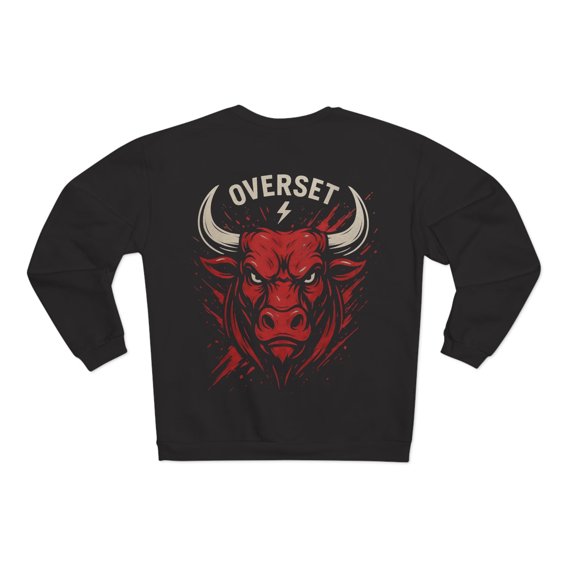 Sweatshirt Unisexe Electric Bull – Pull Graphique, Streetwear Décontracté