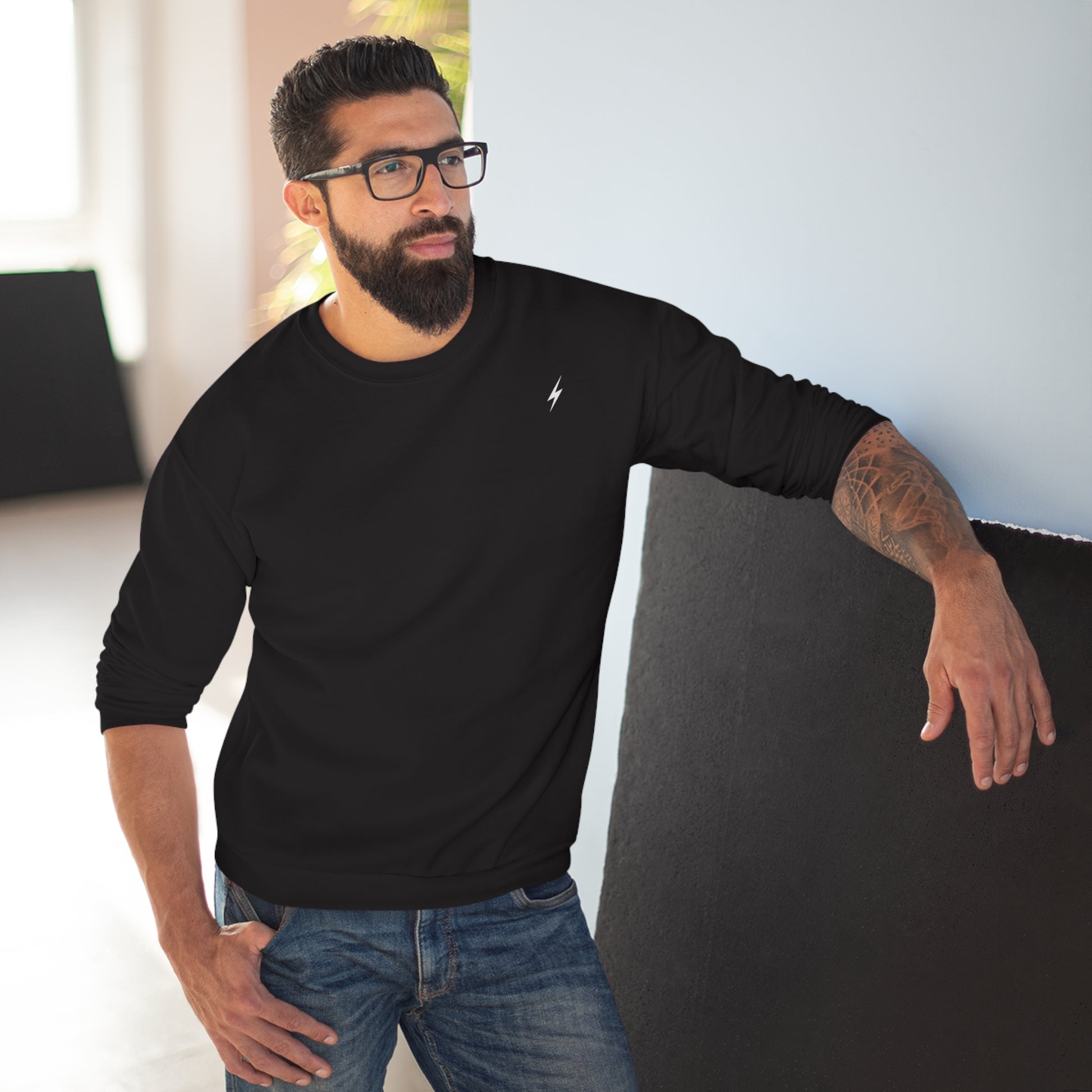 Sweatshirt Unisexe Electric Bull – Pull Graphique, Streetwear Décontracté