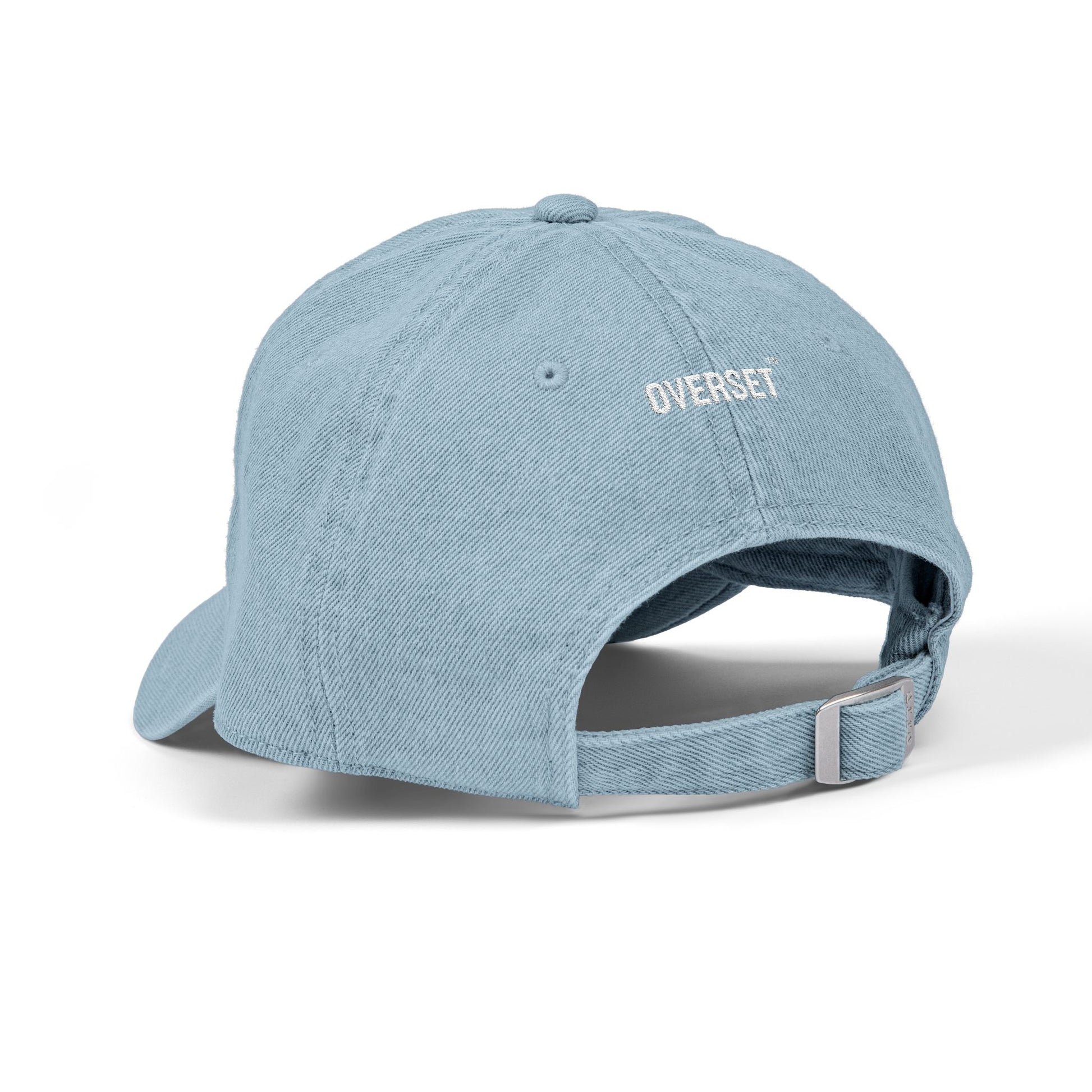Casquette Éclair OVERSET™ – 100 % Coton, Style Streetwear Unisexe | Bleu Denim