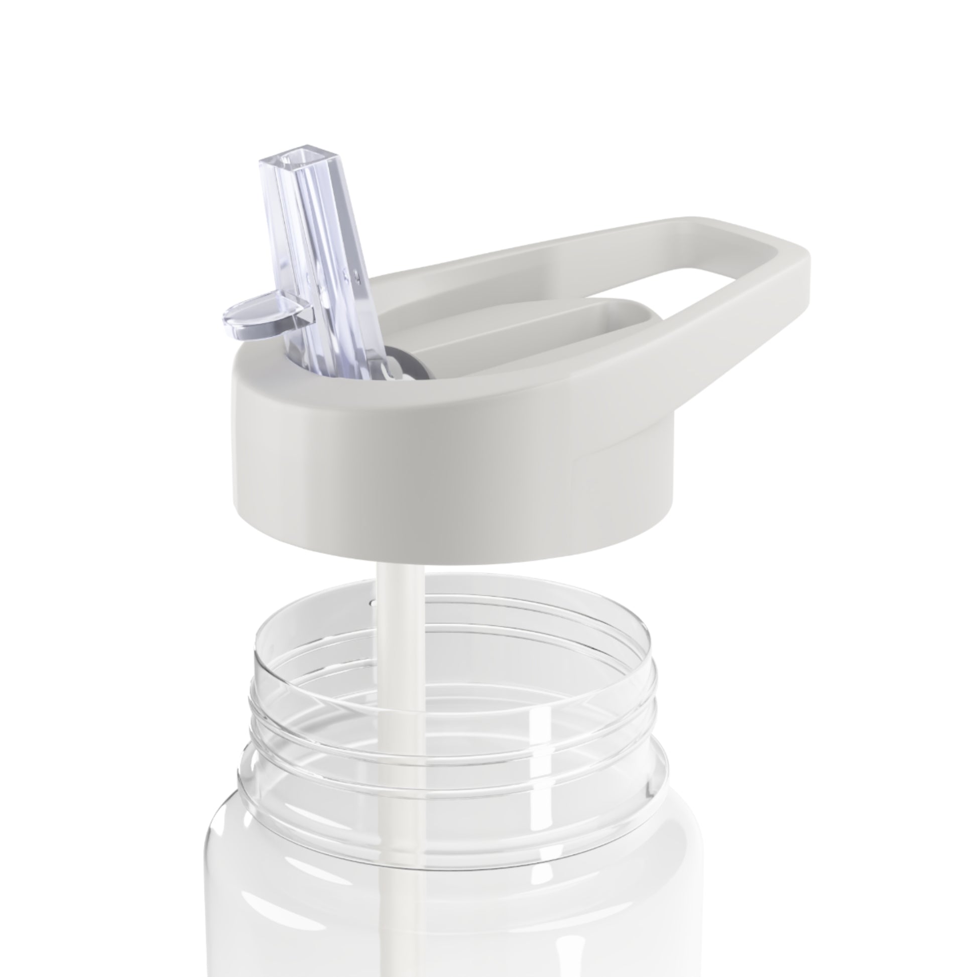OVERSET™ HYDRA | Bouteille en Tritan sans BPA avec paille | Transparent