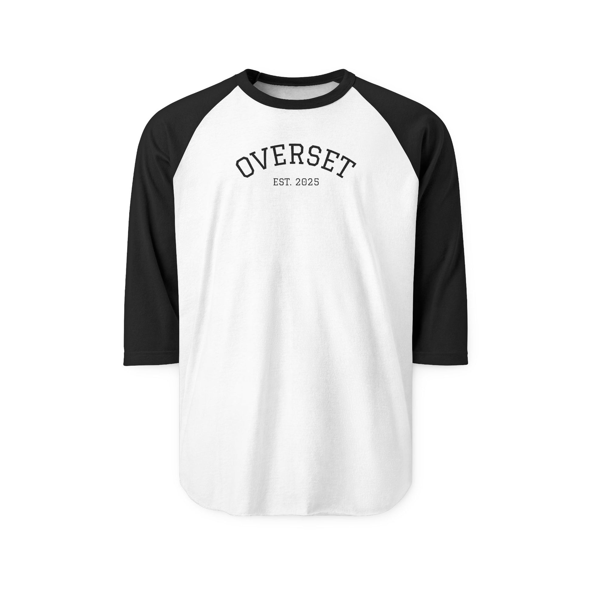 T-shirt Overset unisexe manches raglan – Look streetwear chic pour un style décontracté et sportif