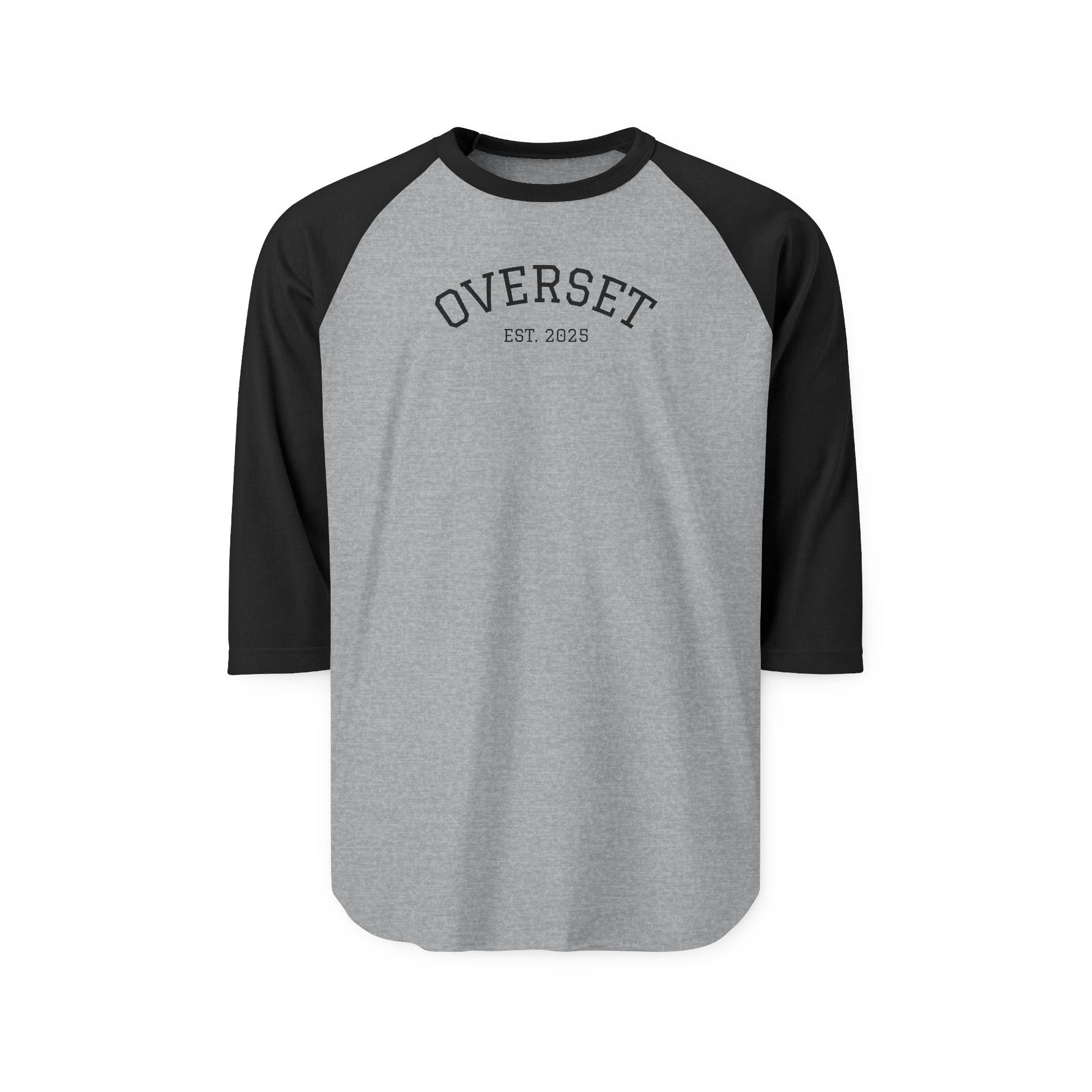 T-shirt Overset unisexe manches raglan – Look streetwear chic pour un style décontracté et sportif