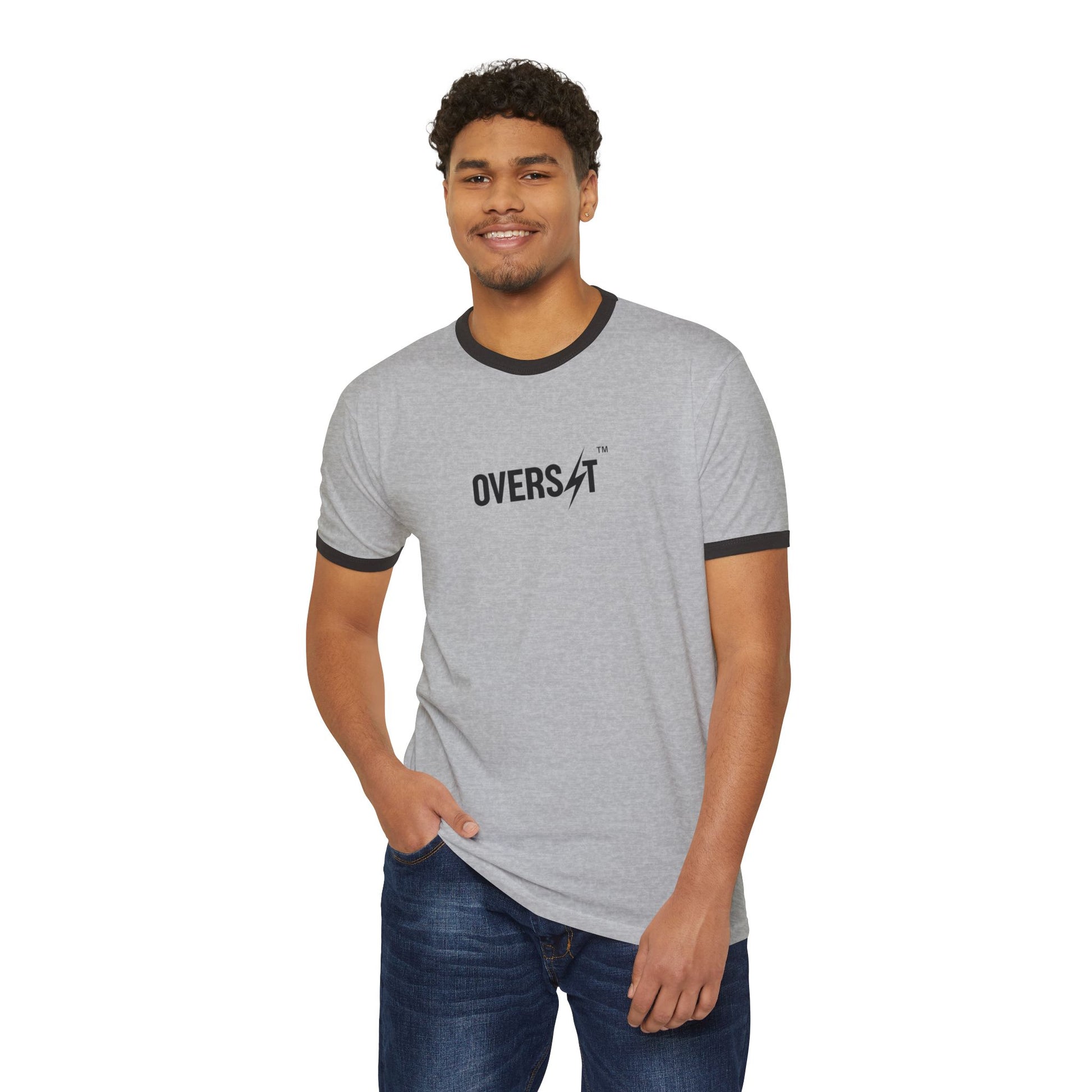 T-shirt Unisexe Ringer en Coton
