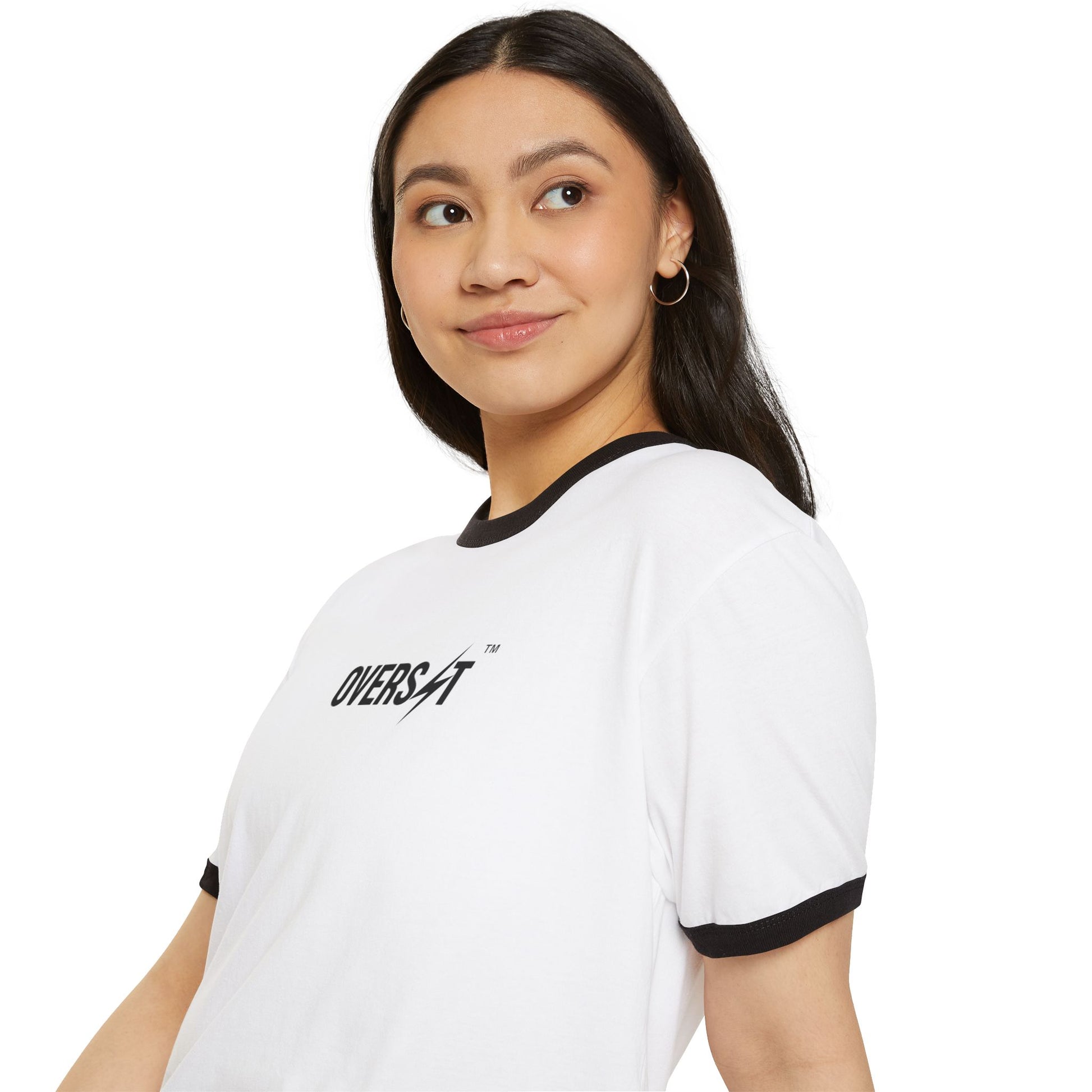 T-shirt Unisexe Ringer en Coton