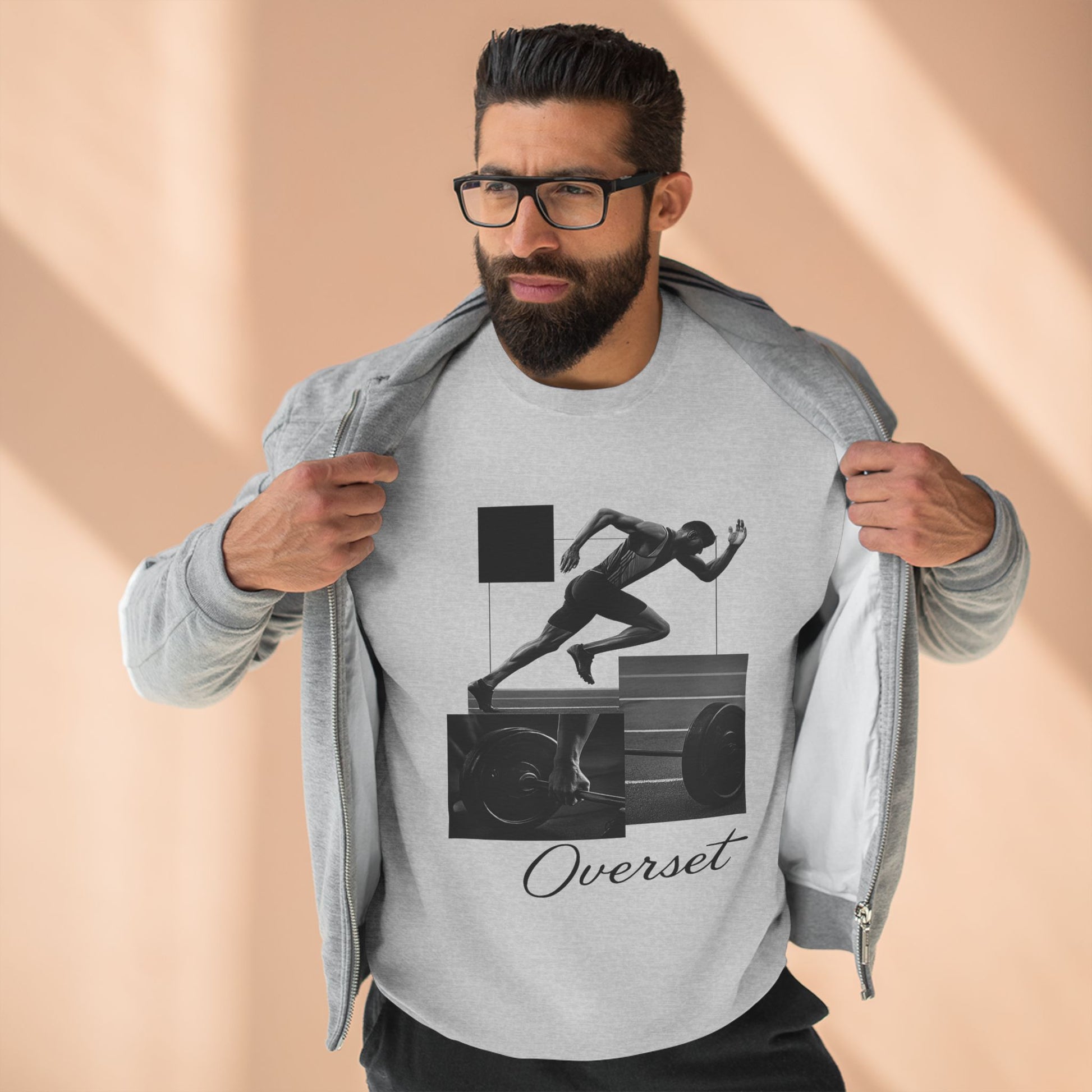 Sweat à Col Rond Unisexe – Style Sportif pour Athlètes et Passionnés de Fitness