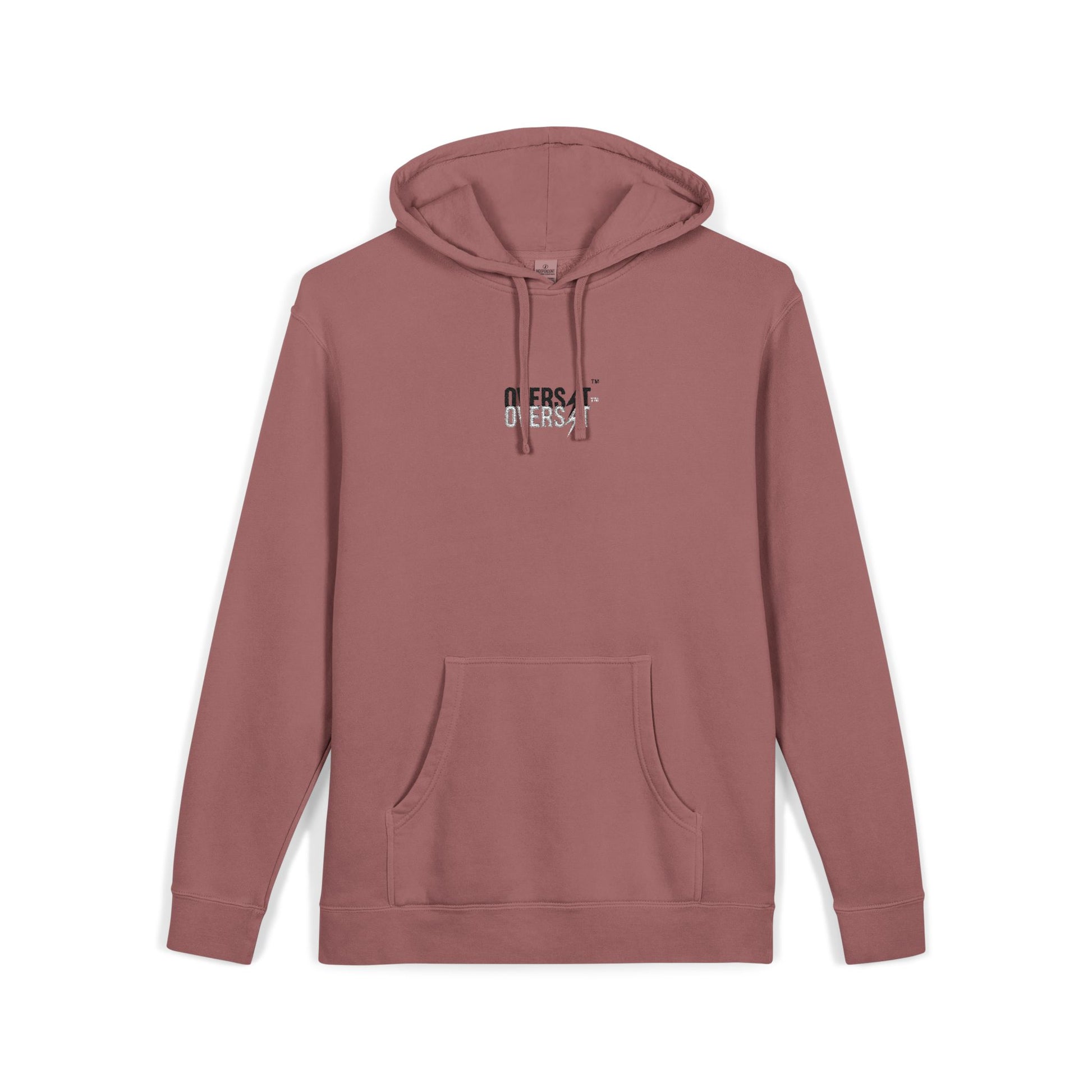 Sweat à capuche teint pigmenté brodé – Style décontracté et confort absolu