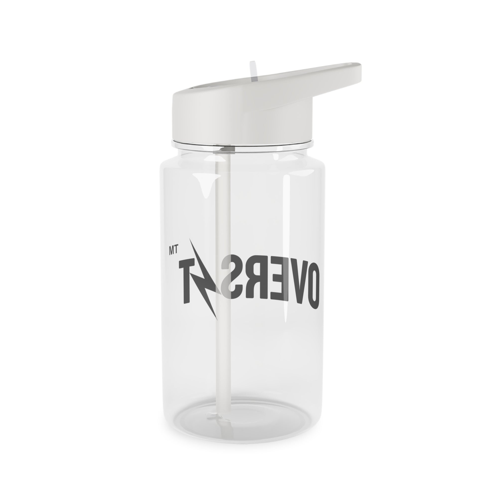 OVERSET™ HYDRA | Bouteille en Tritan sans BPA avec paille | Transparent