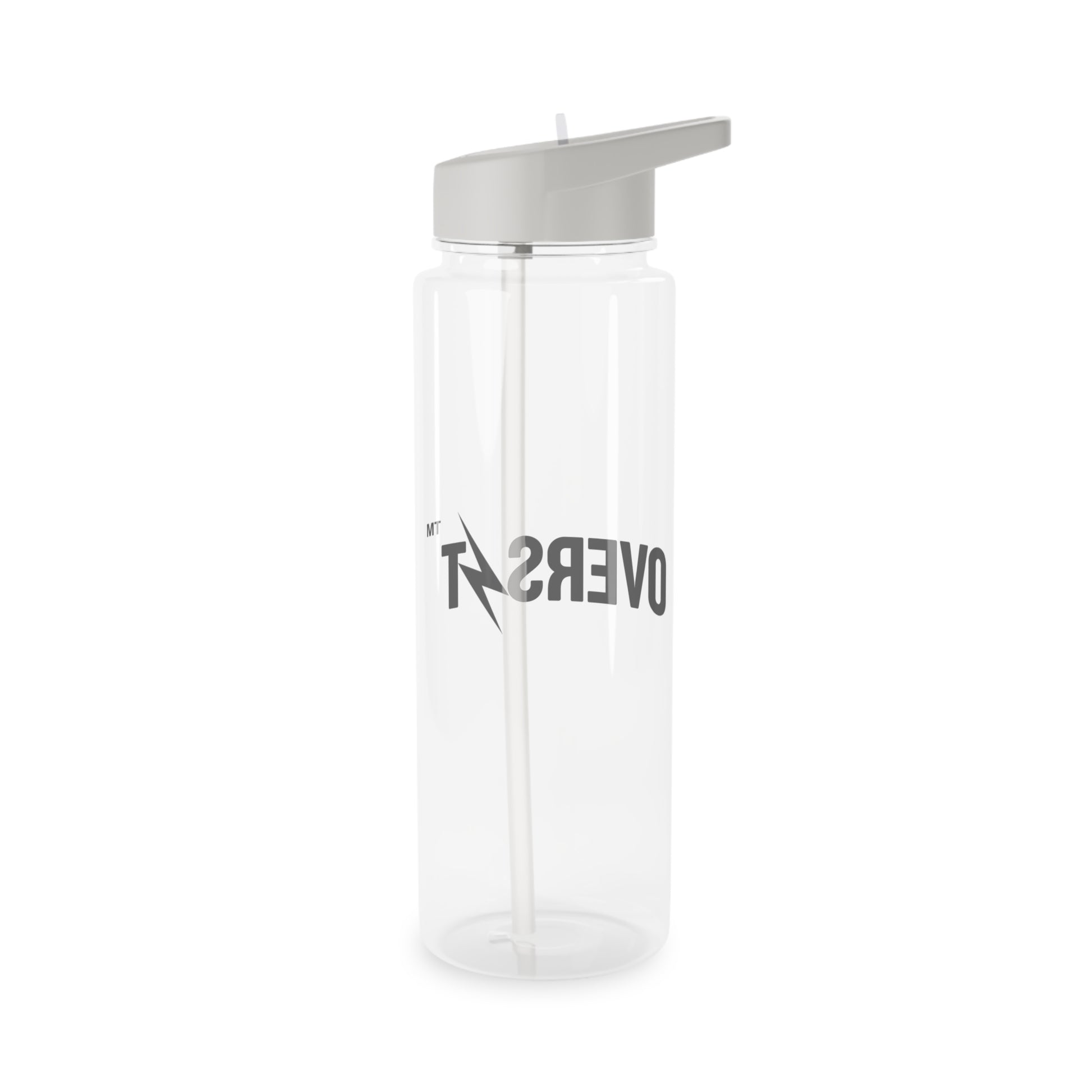 OVERSET™ HYDRA | Bouteille en Tritan sans BPA avec paille | Transparent