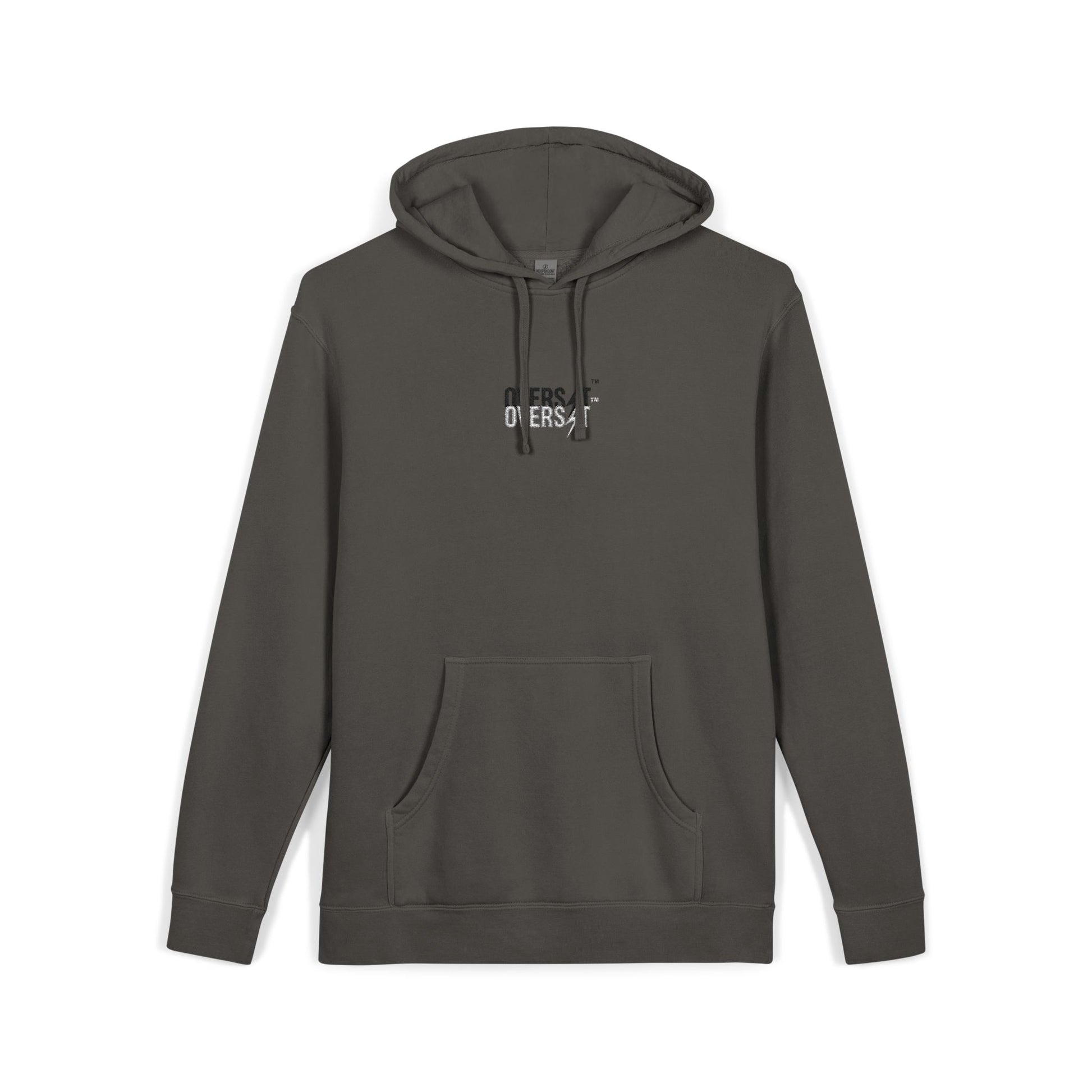 Sweat à capuche teint pigmenté brodé – Style décontracté et confort absolu