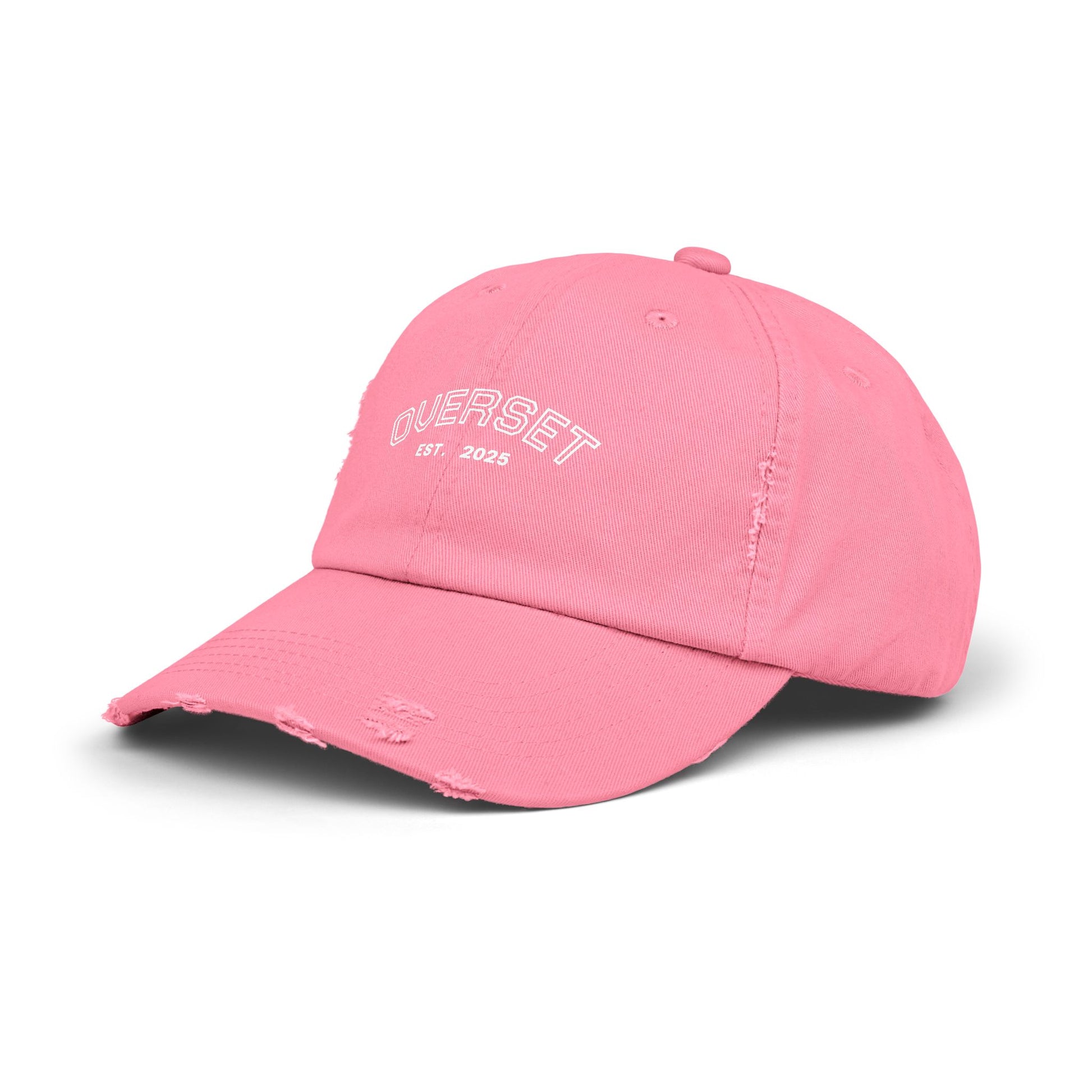 Casquette Distressed Unisexe OVERSET™ – Style Streetwear Effet Vintage, Casual & Tendance