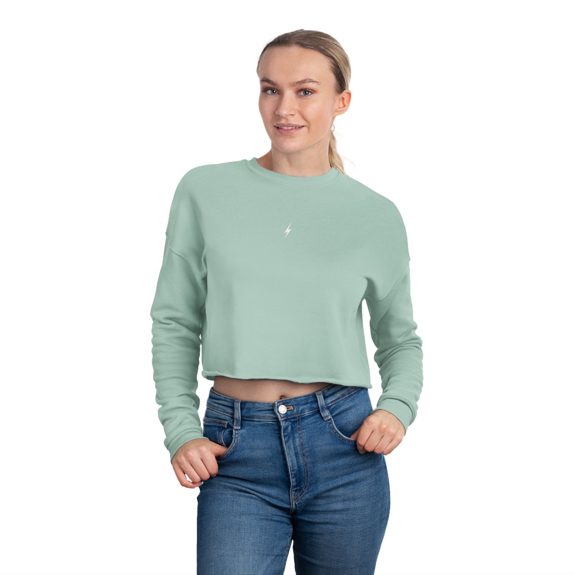 Sweat Lightning Court Femme Chic  – Style Casual et Streetwear, Confort Quotidien