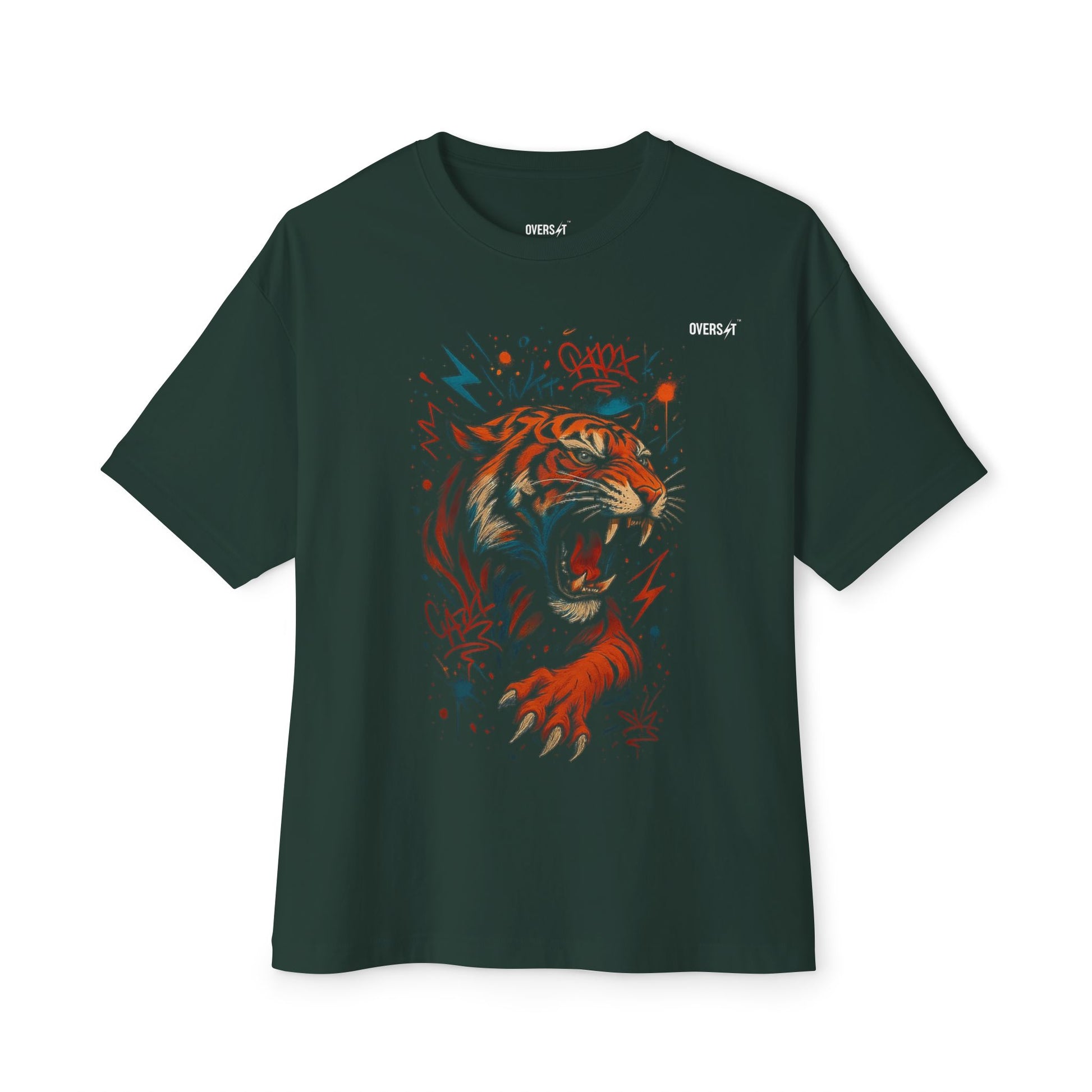 T-shirt Oversize Tigre – Style Streetwear, Confort Décontracté