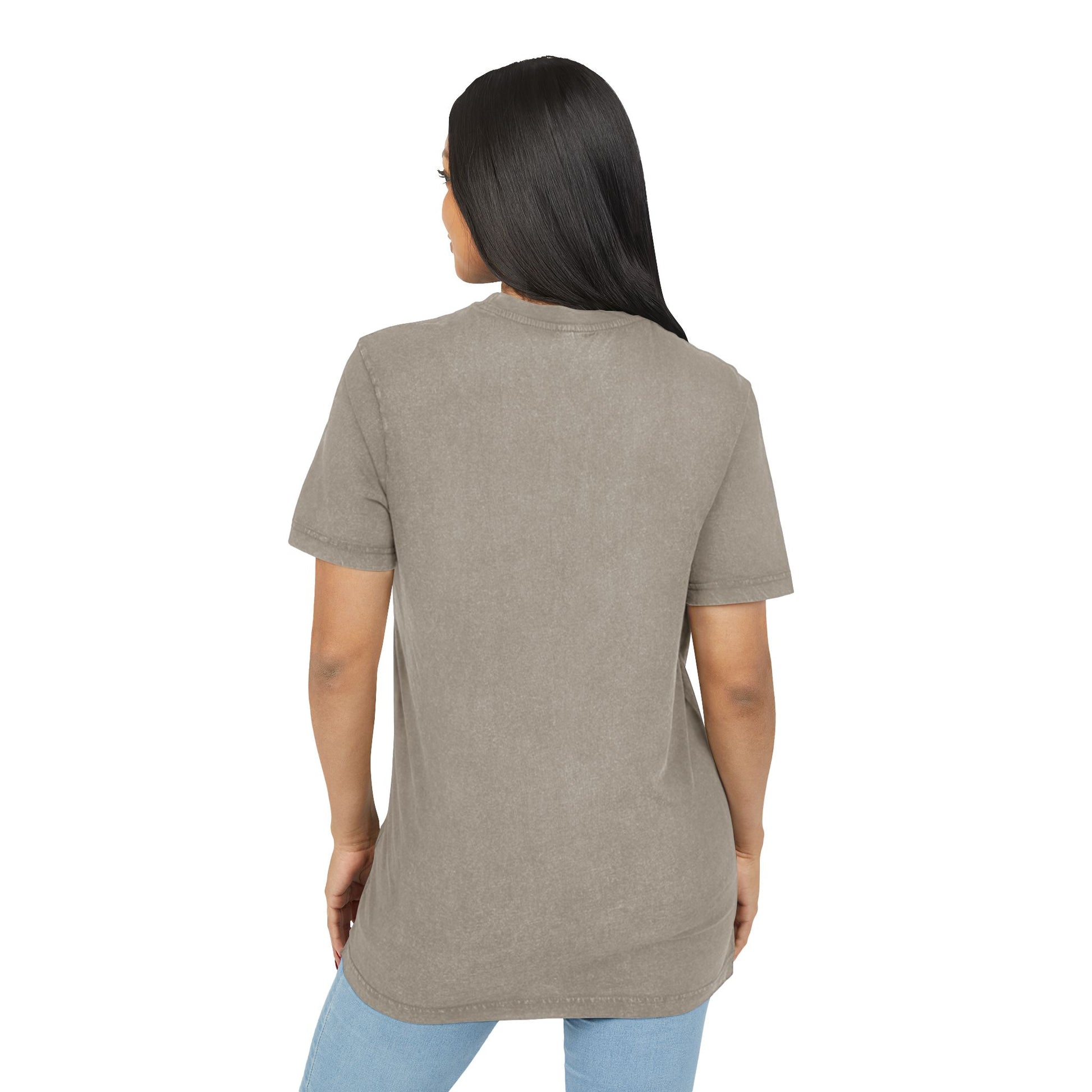 T-shirt unisexe délavé à l’acide – Style vintage et confort au quotidien