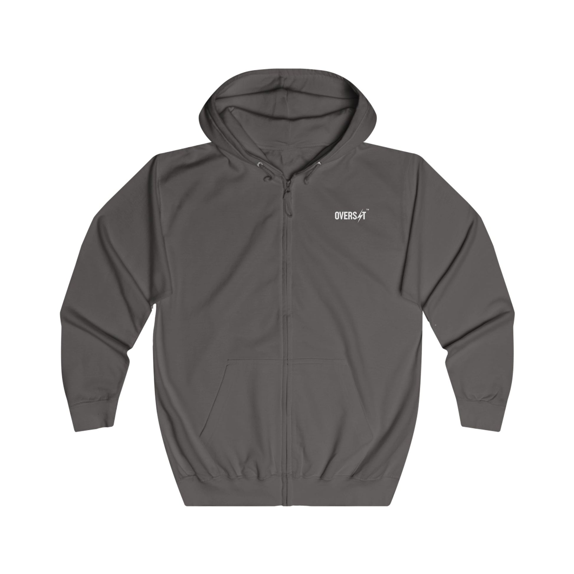 Cozy Unisex Full Zip Hoodie – Sweat à Capuche Zippé Mixte Confortable