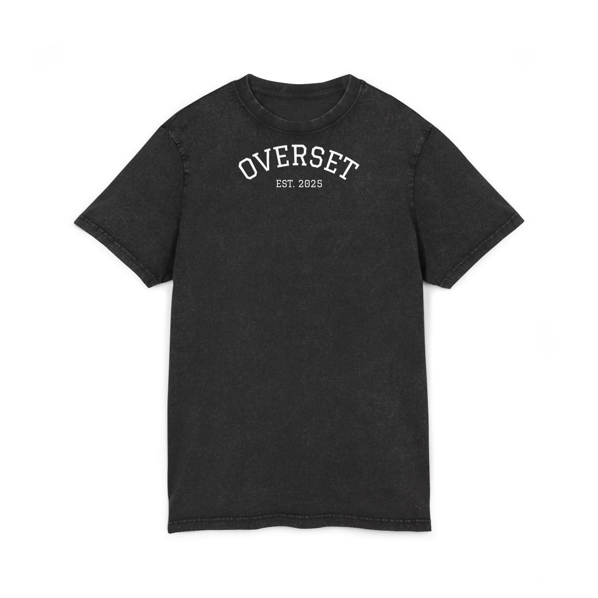T-shirt unisexe délavé à l’acide – Style vintage et confort au quotidien