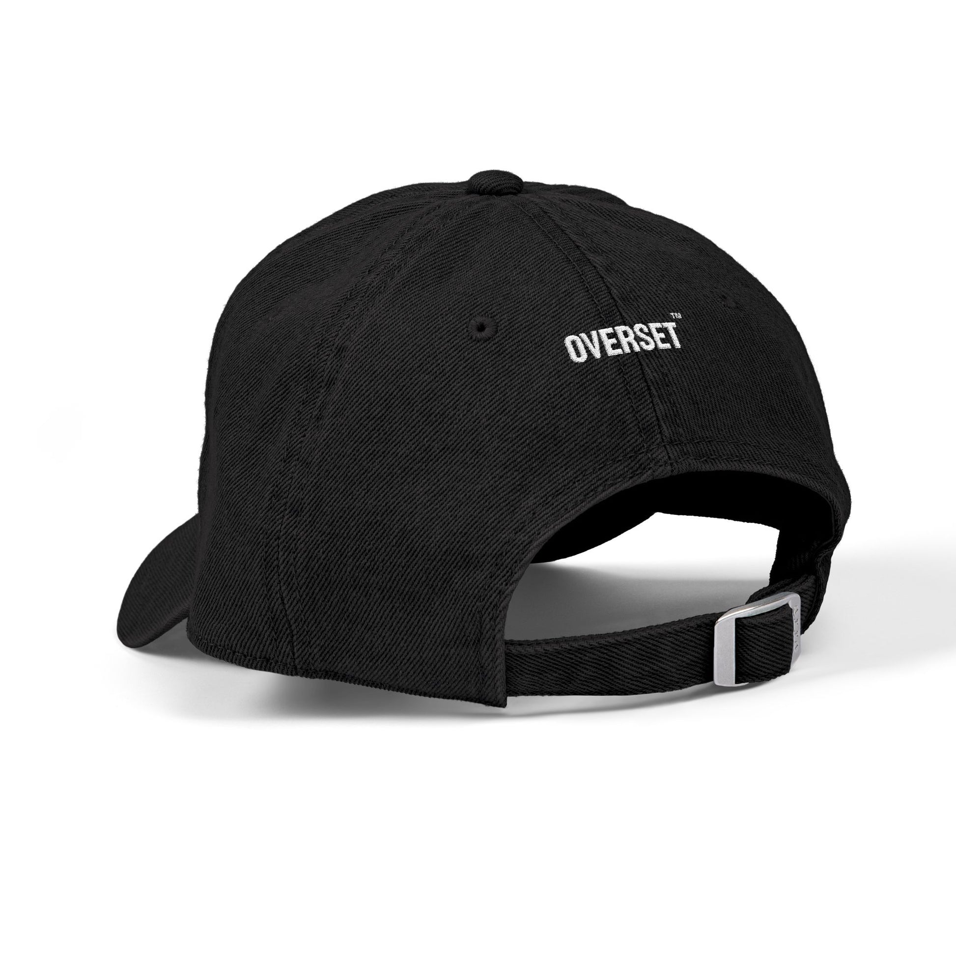 Casquette Éclair OVERSET™ – 100 % Coton, Style Streetwear Unisexe | Bleu Denim