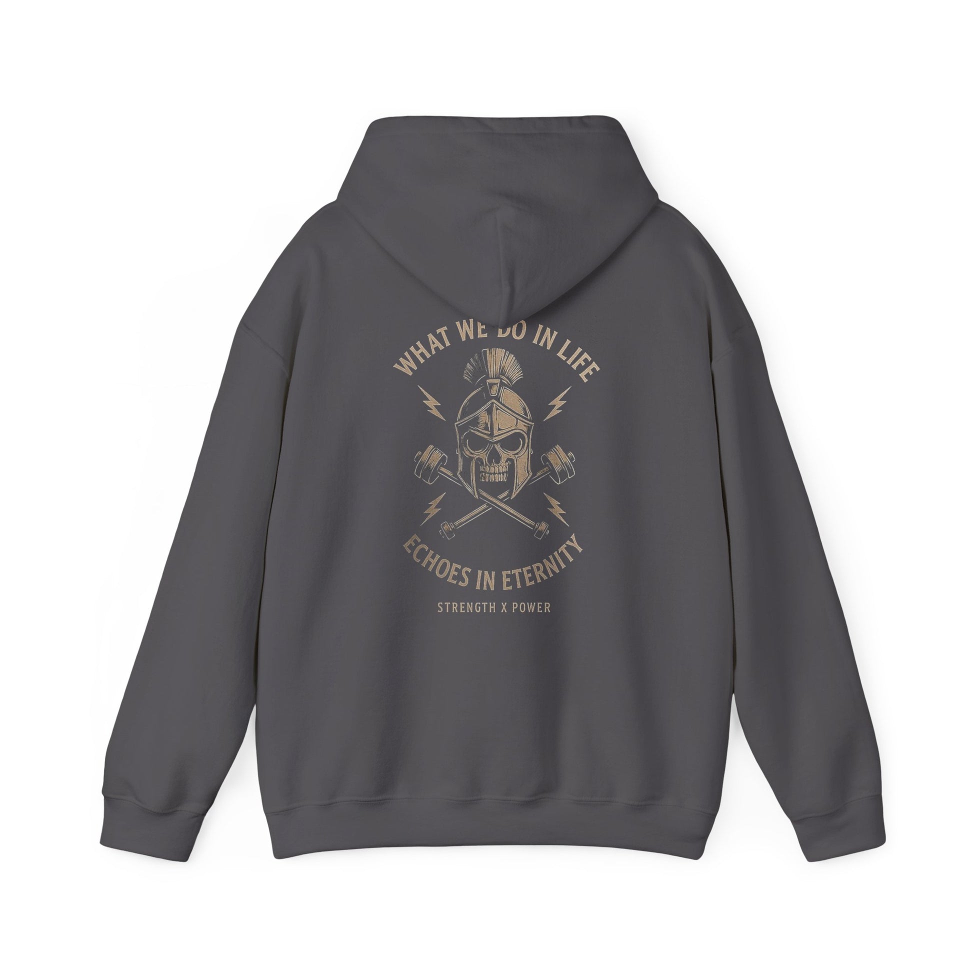 Sweat à Capuche en Coton Mélangé – Hoodie Motivant pour Gym et Fitness, Confortable et Résistant