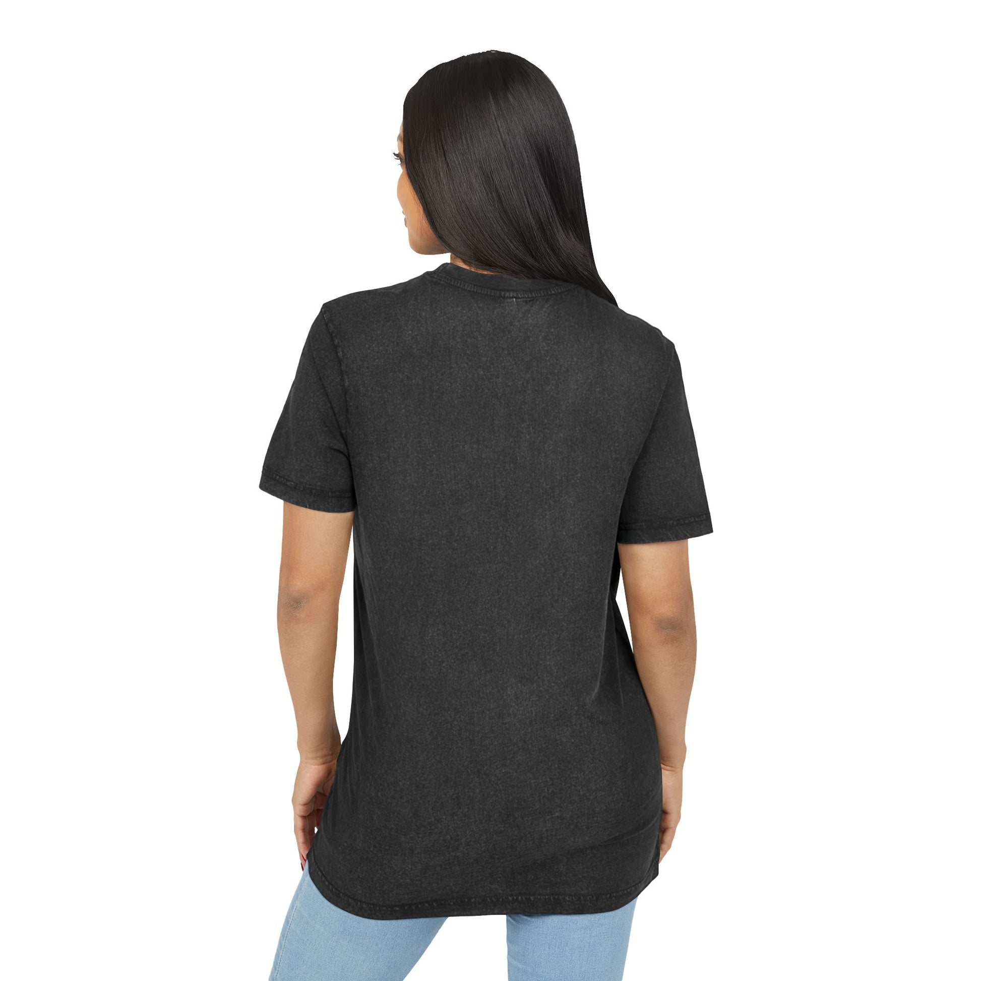 T-shirt unisexe délavé à l’acide – Style vintage et confort au quotidien