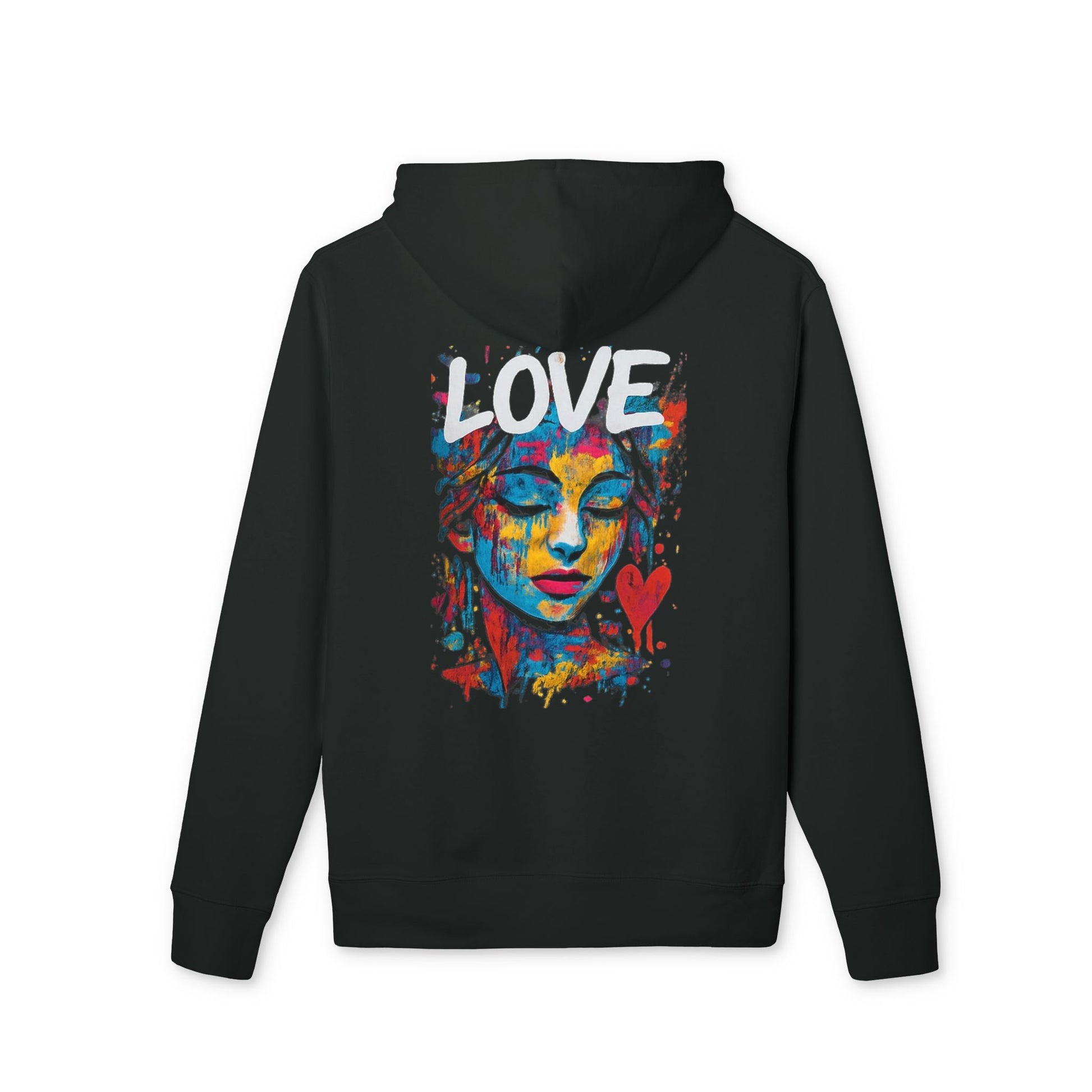 Sweat à Capuche Unisexe Love Art – Hoodie Graphique Coloré pour Amoureux de l’Art,