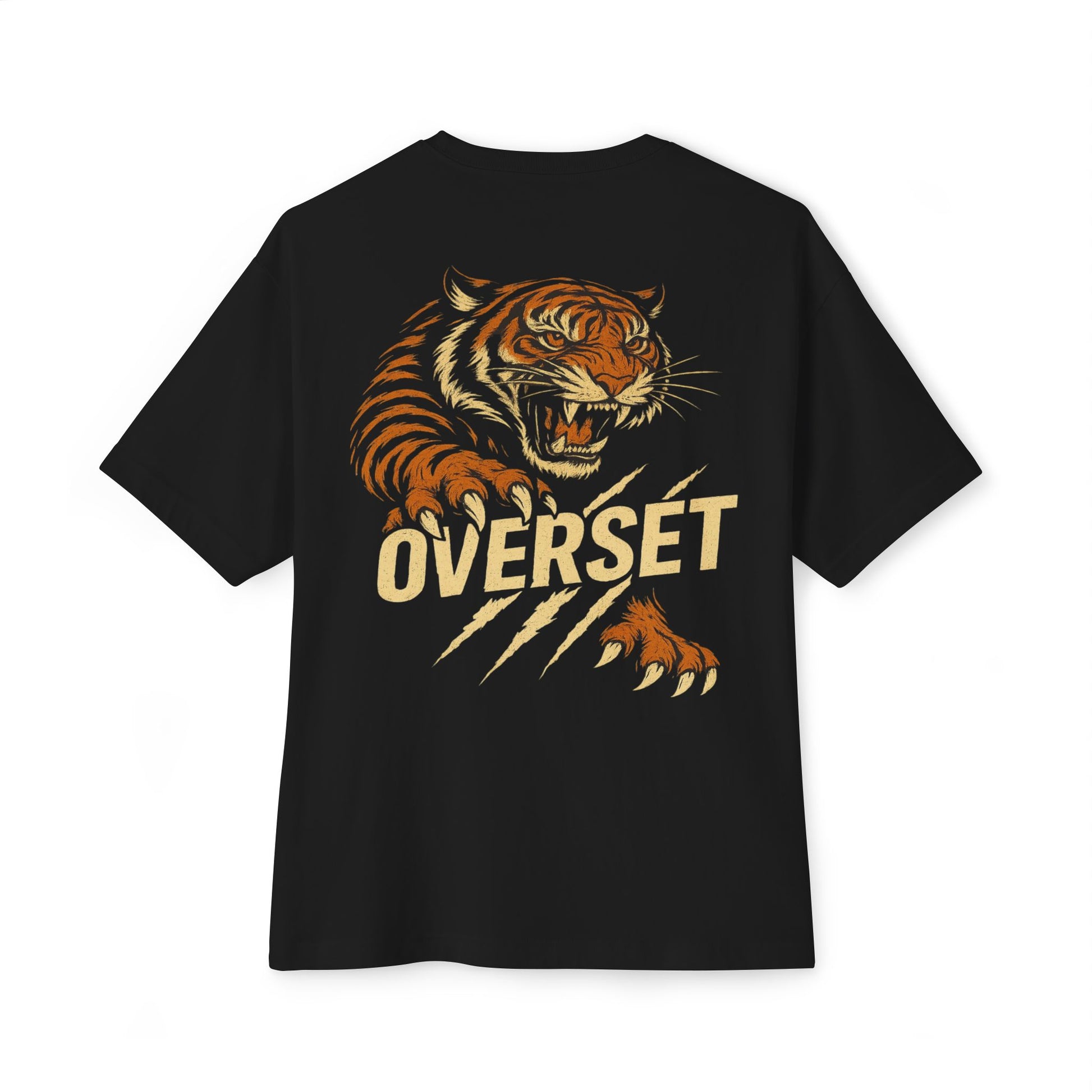 T-shirt Oversize avec Imprimé Tigre