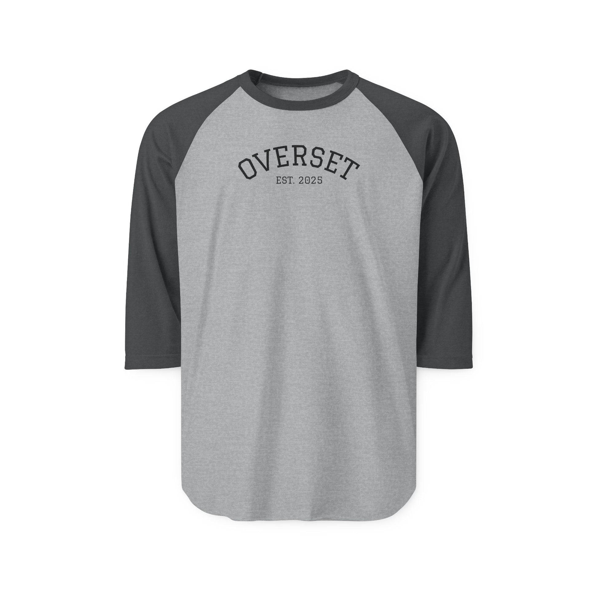 T-shirt Overset unisexe manches raglan – Look streetwear chic pour un style décontracté et sportif