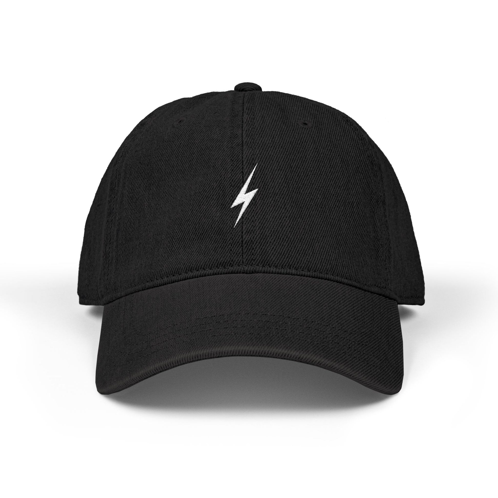 Casquette Éclair OVERSET™ – 100 % Coton, Style Streetwear Unisexe | Bleu Denim