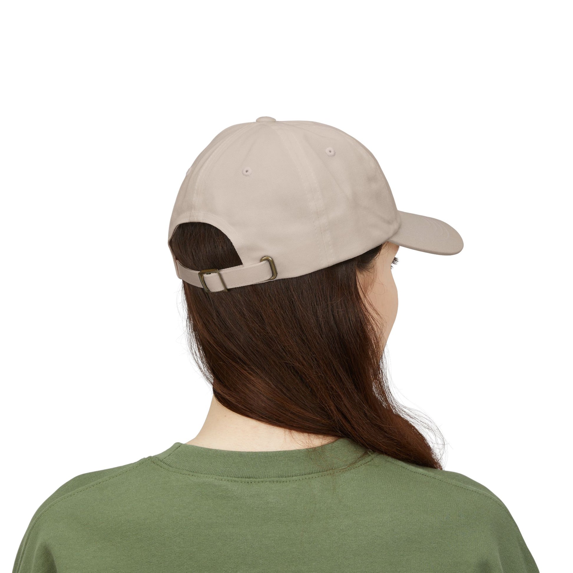 Casquette Dad OVERSET™ Classique Brodée – Coton Ajustable Unisexe | Sable