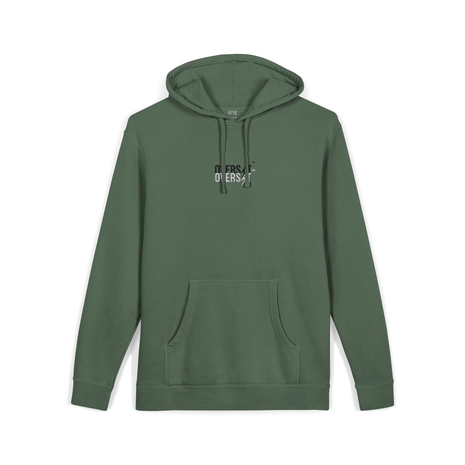 Sweat à capuche teint pigmenté brodé – Style décontracté et confort absolu