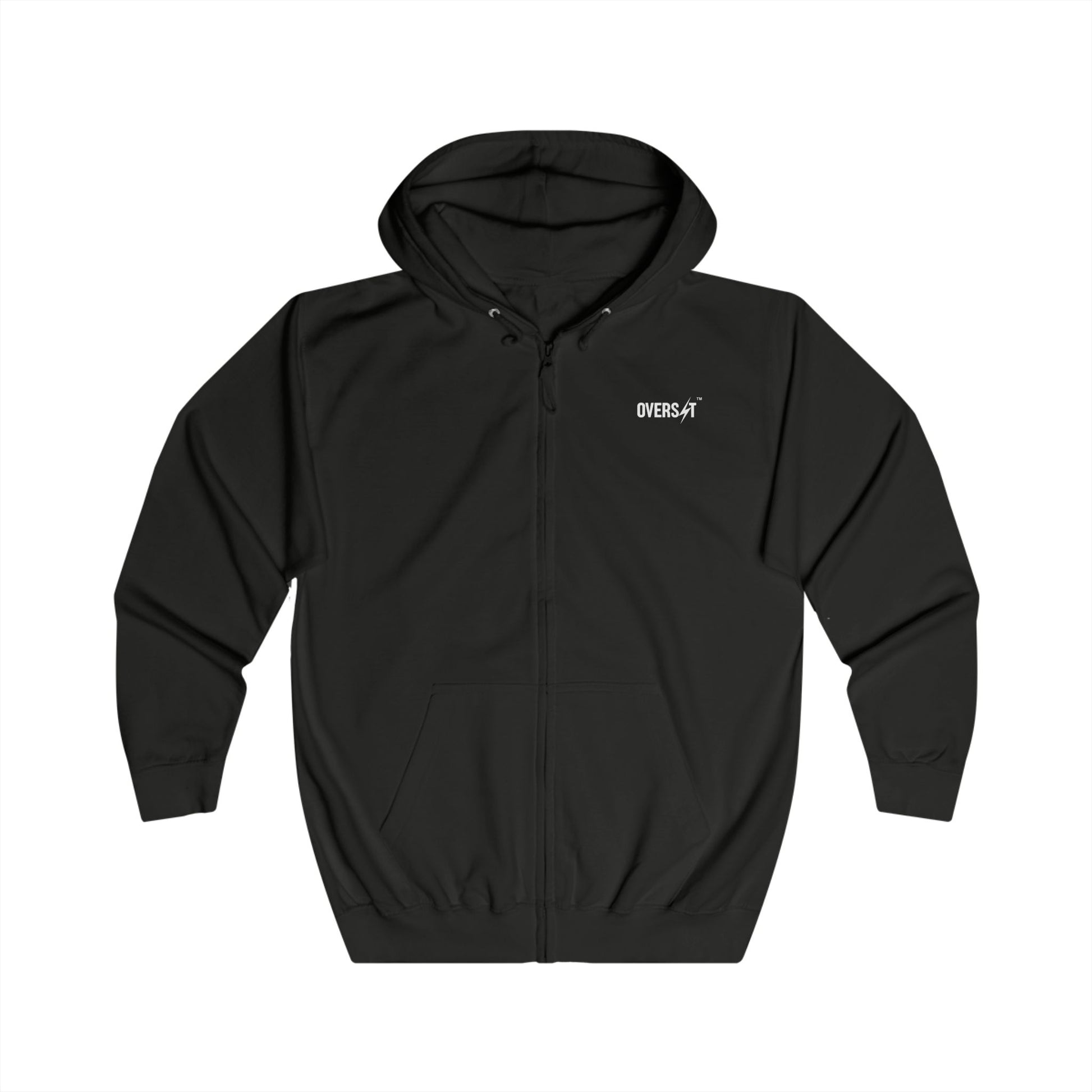 Cozy Unisex Full Zip Hoodie – Sweat à Capuche Zippé Mixte Confortable