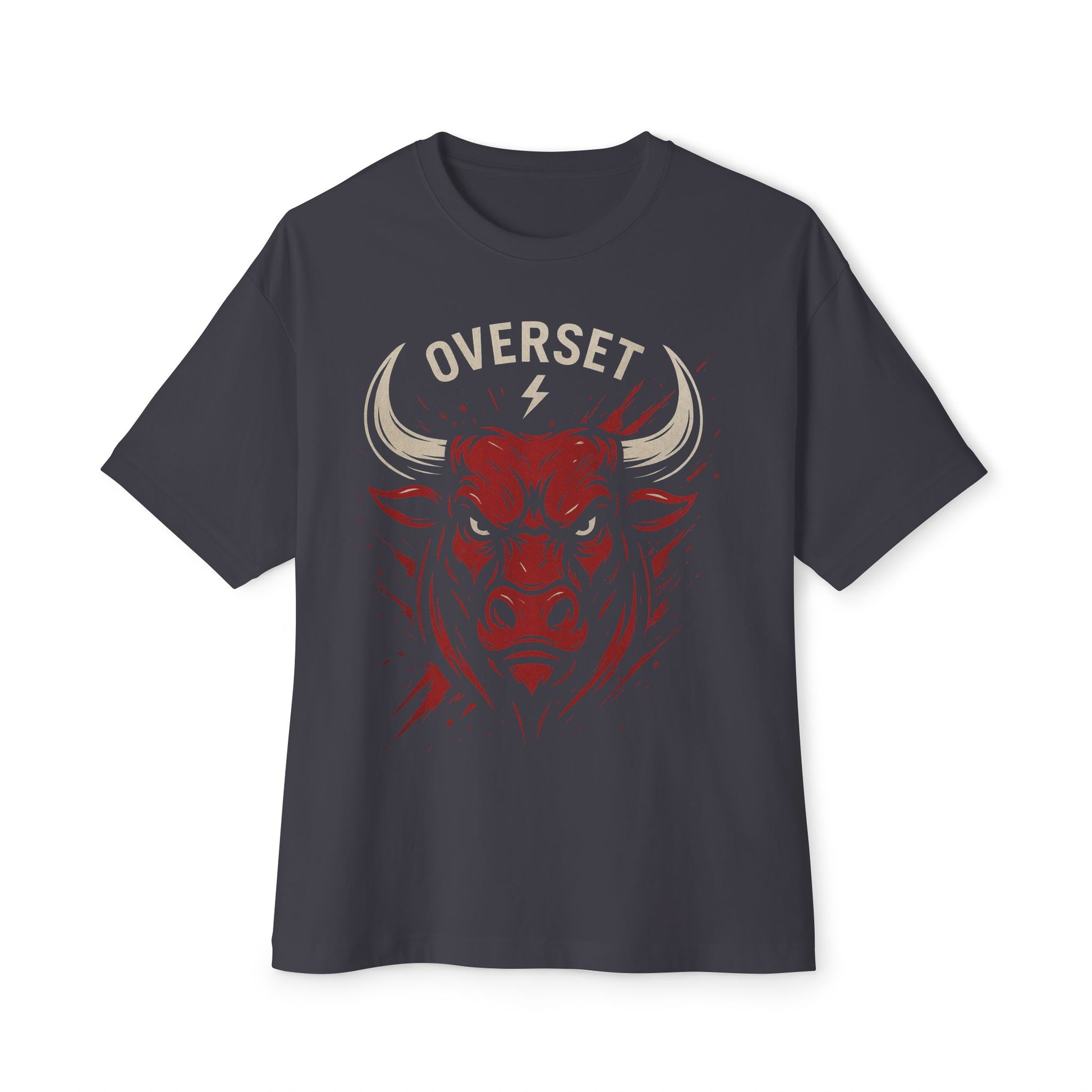 T-shirt Unisexe Oversize à Graphisme Taureau