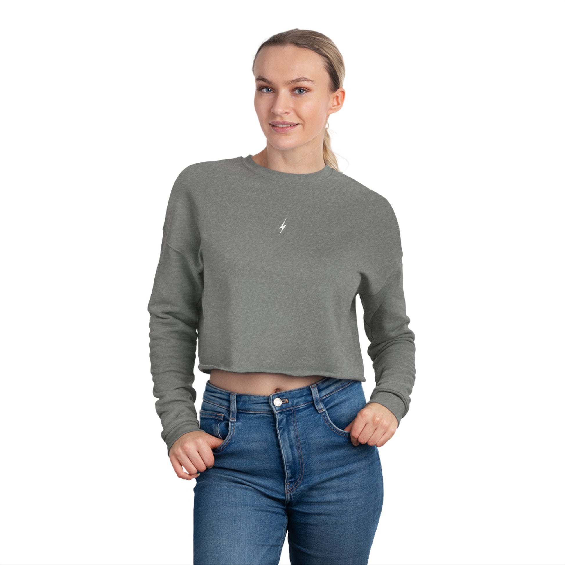 Sweat Lightning Court Femme Chic  – Style Casual et Streetwear, Confort Quotidien