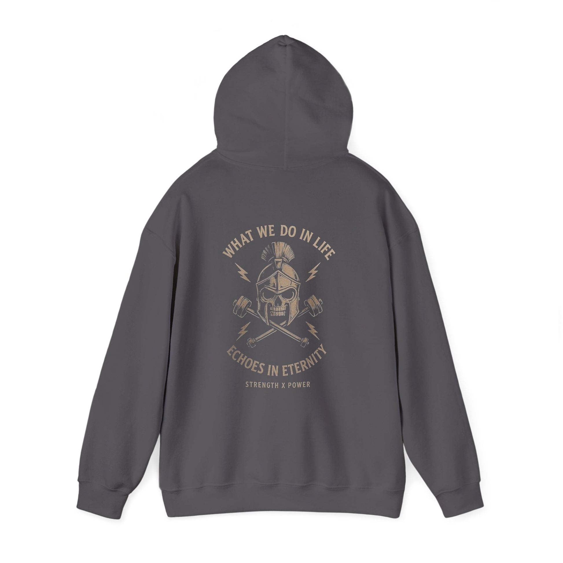 Sweat à Capuche en Coton Mélangé – Hoodie Motivant pour Gym et Fitness, Confortable et Résistant