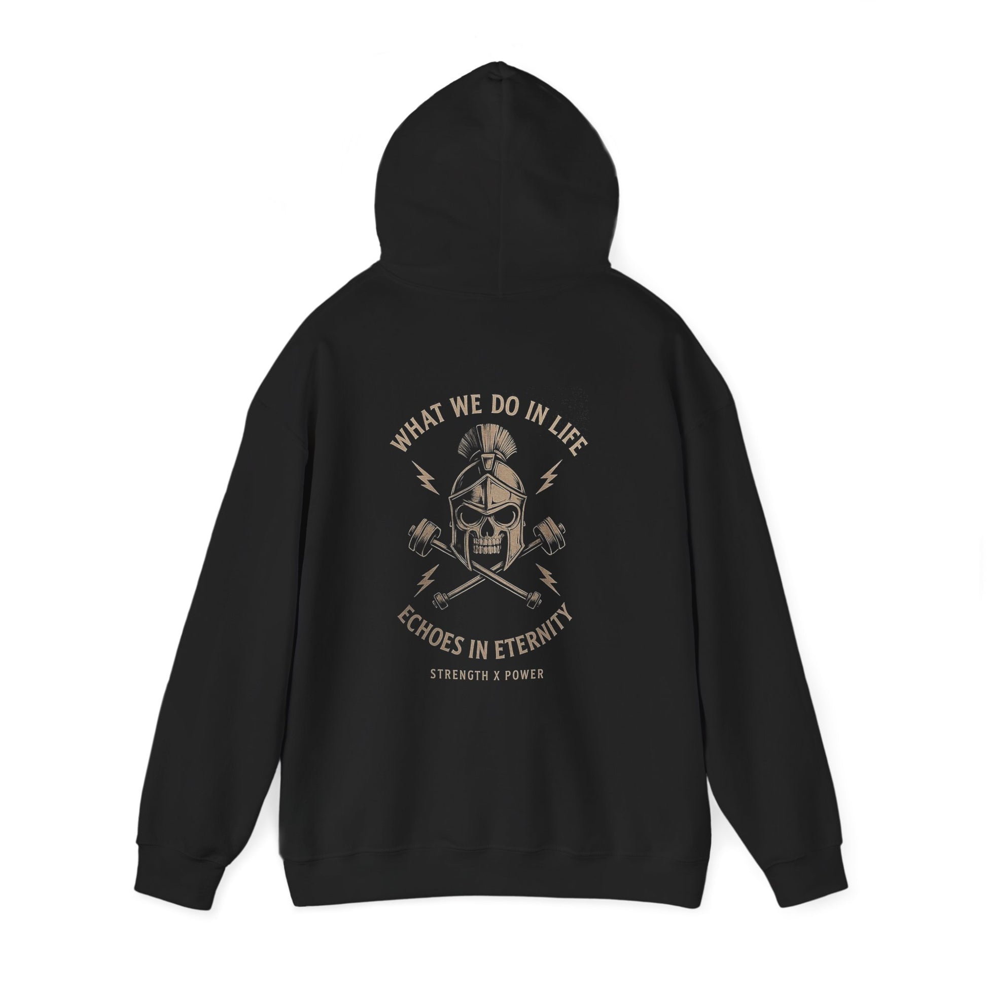 Sweat à Capuche en Coton Mélangé – Hoodie Motivant pour Gym et Fitness, Confortable et Résistant