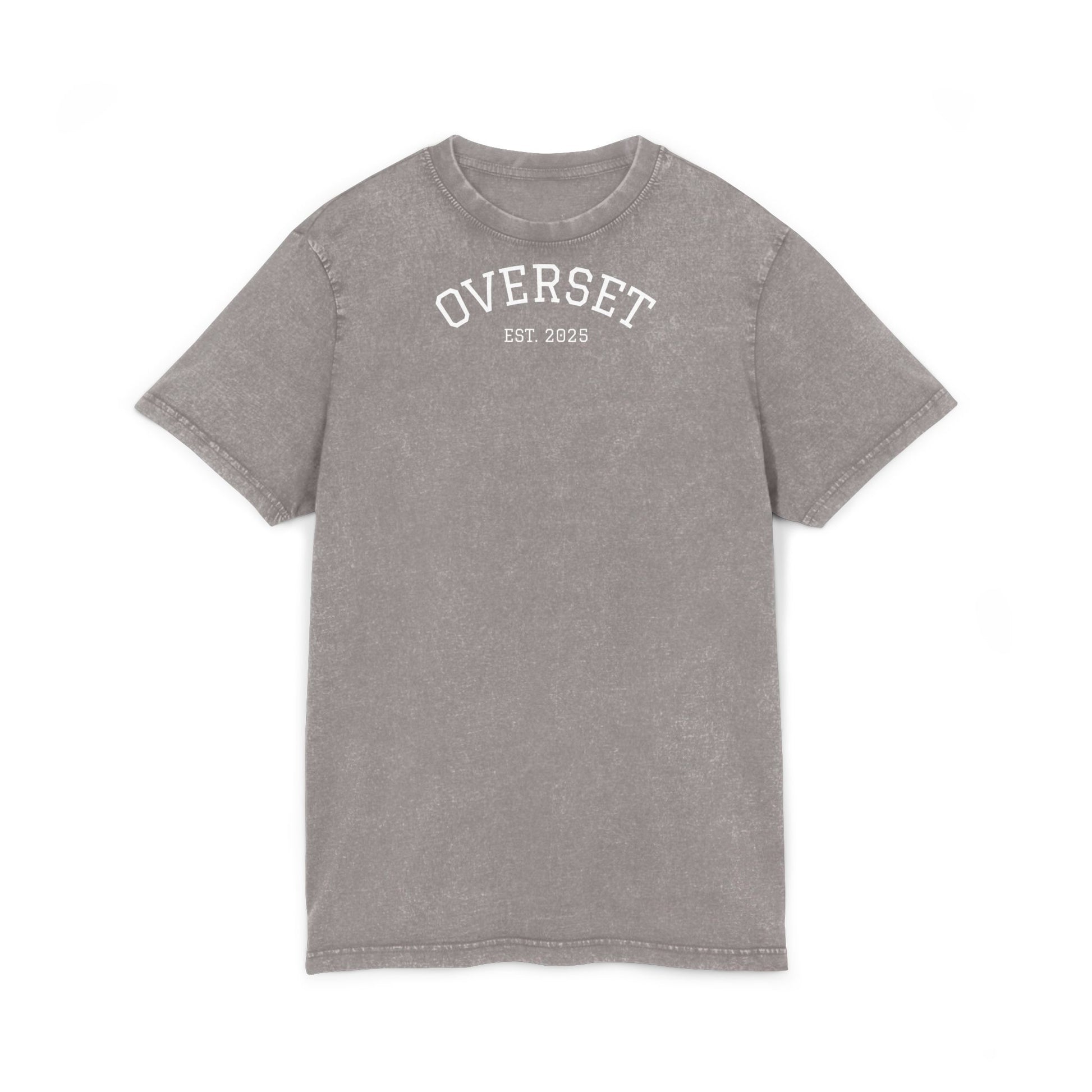 T-shirt unisexe délavé à l’acide – Style vintage et confort au quotidien