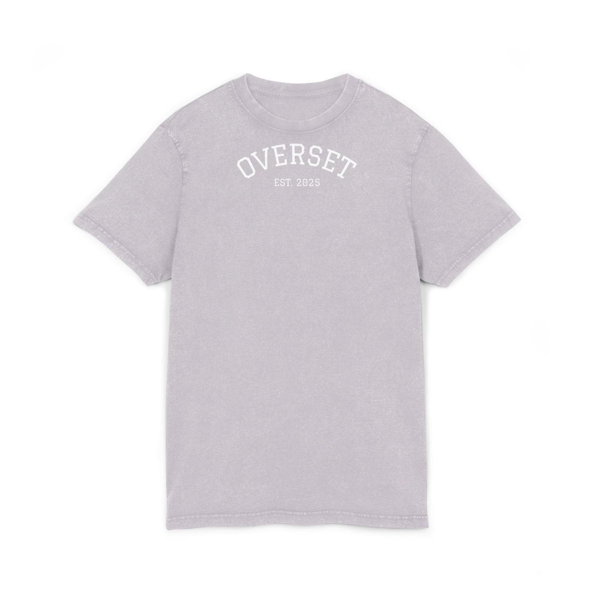 T-shirt unisexe délavé à l’acide – Style vintage et confort au quotidien