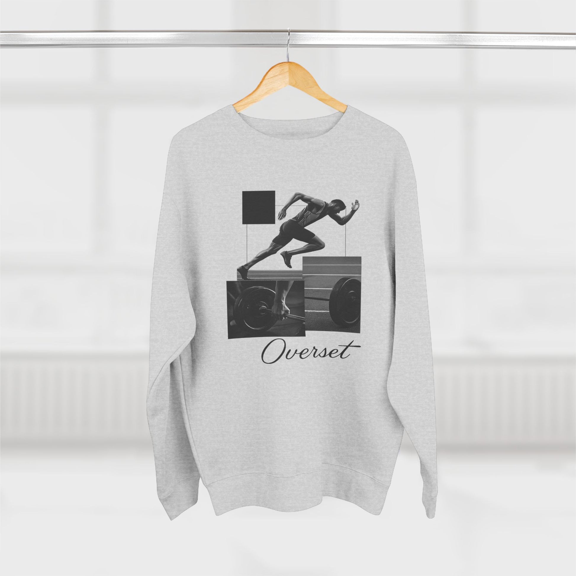 Sweat à Col Rond Unisexe – Style Sportif pour Athlètes et Passionnés de Fitness