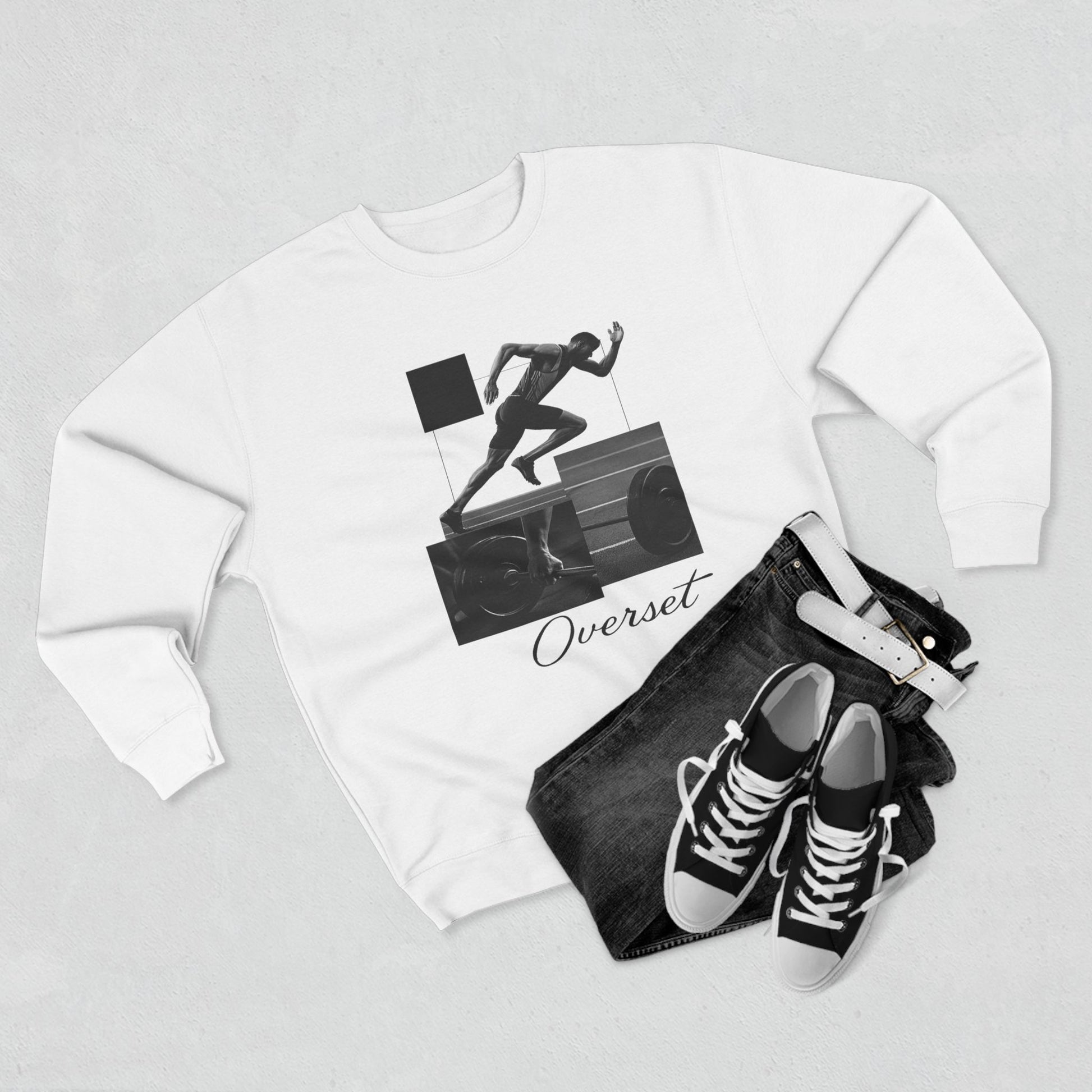 Sweat à Col Rond Unisexe – Style Sportif pour Athlètes et Passionnés de Fitness