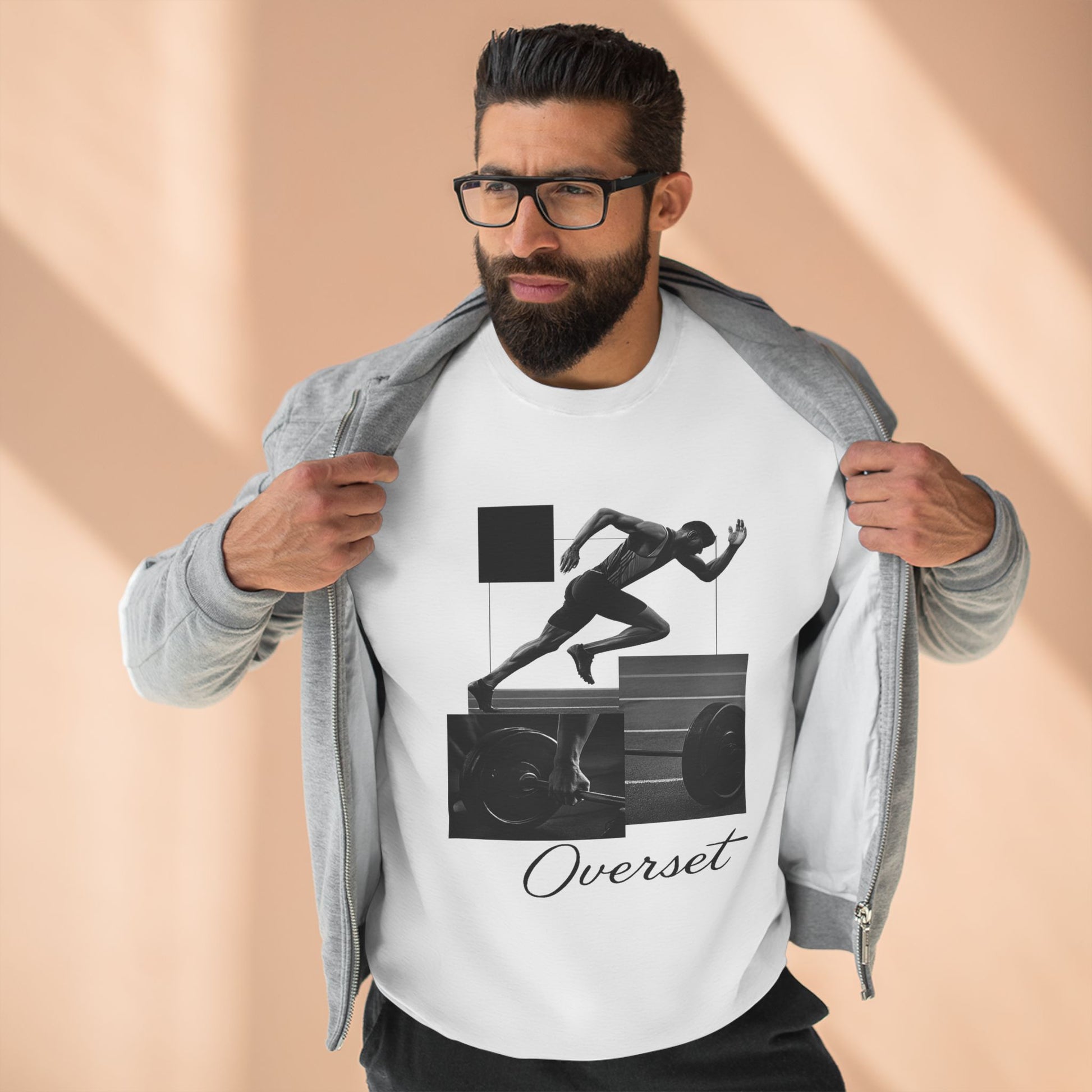 Sweat à Col Rond Unisexe – Style Sportif pour Athlètes et Passionnés de Fitness