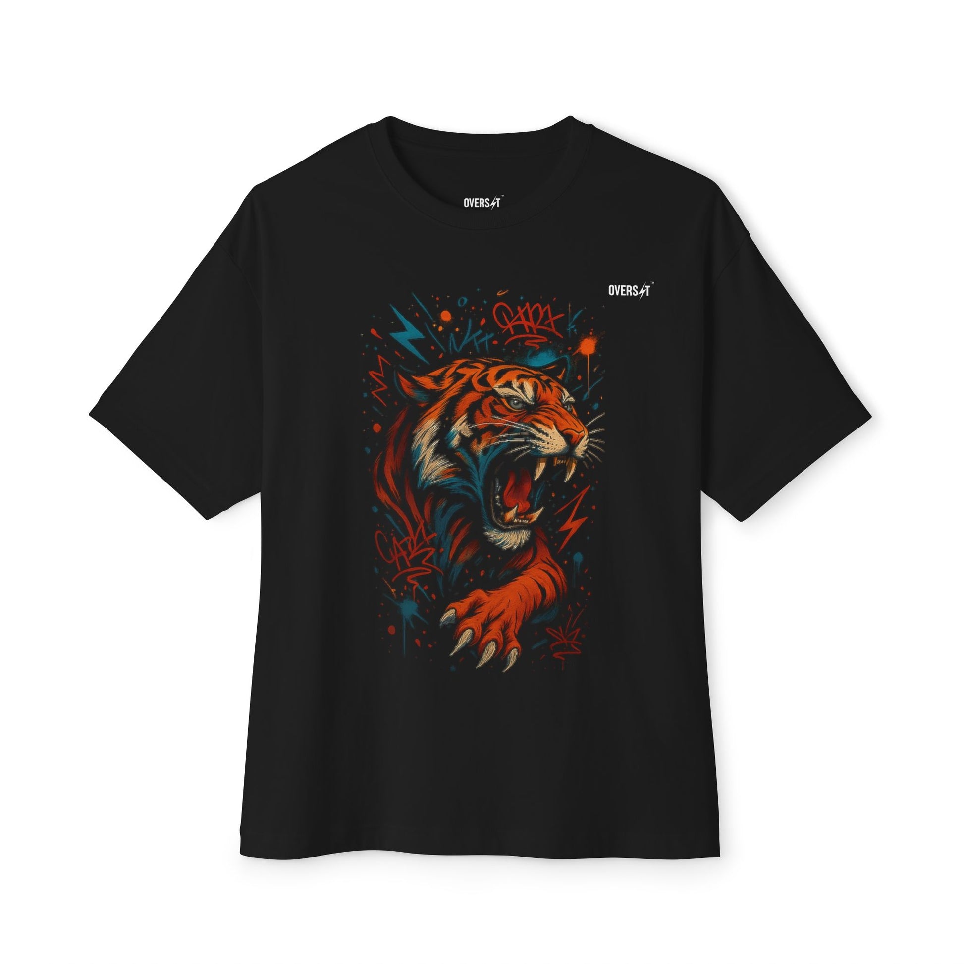 T-shirt Oversize Tigre – Style Streetwear, Confort Décontracté