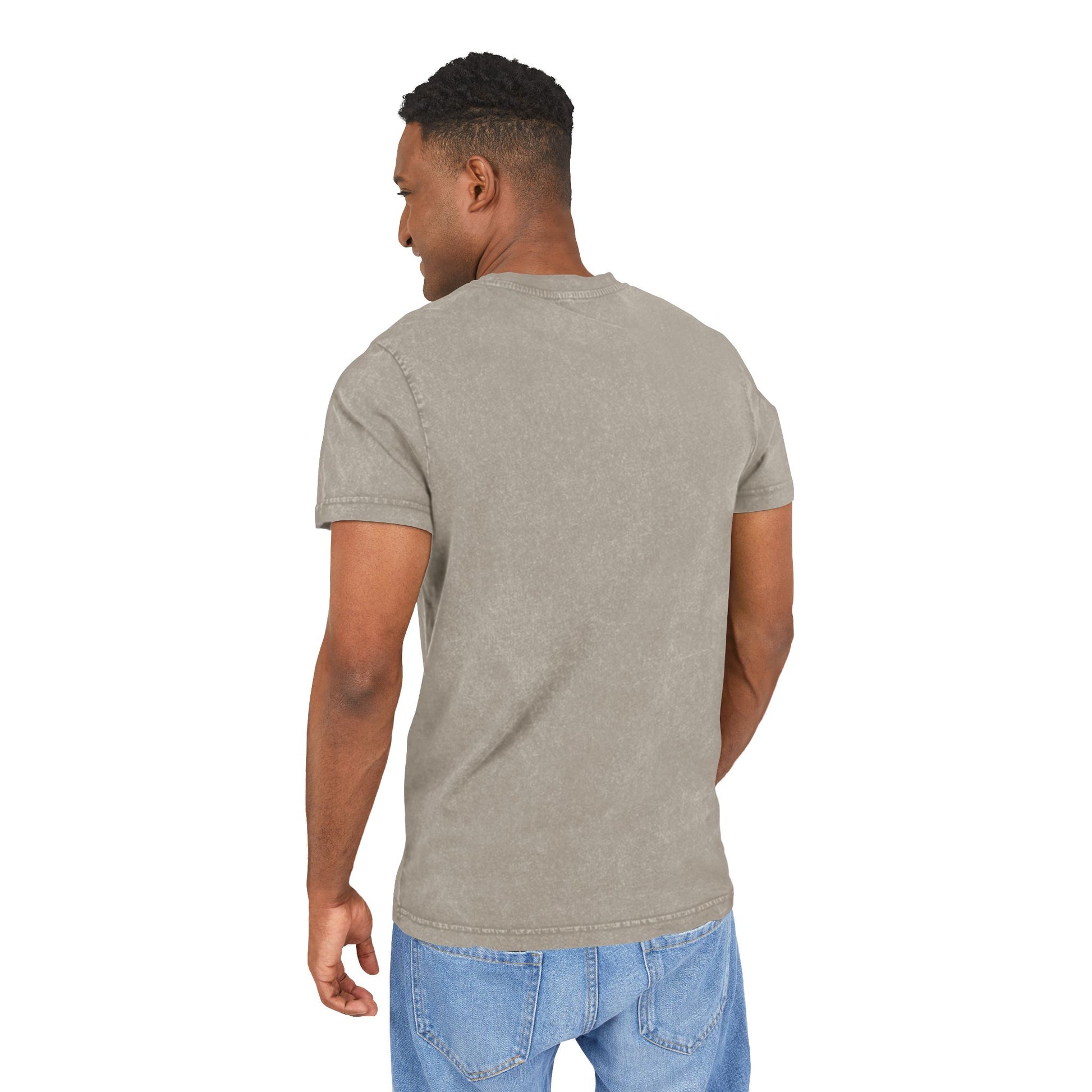 T-shirt unisexe délavé à l’acide – Style vintage et confort au quotidien