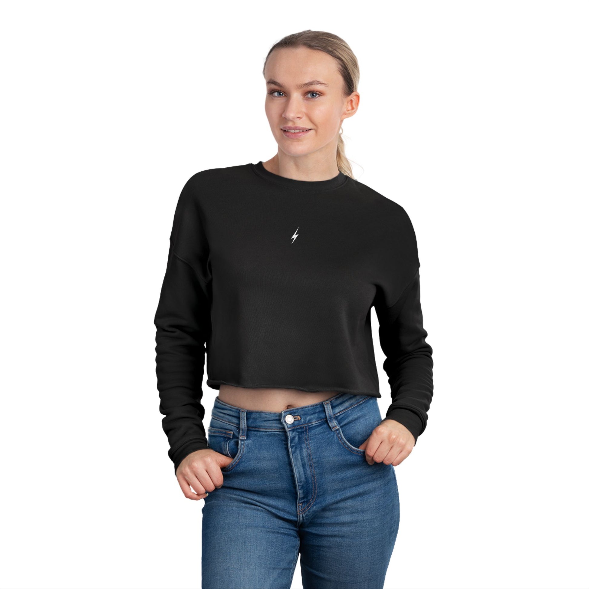 Sweat Lightning Court Femme Chic  – Style Casual et Streetwear, Confort Quotidien