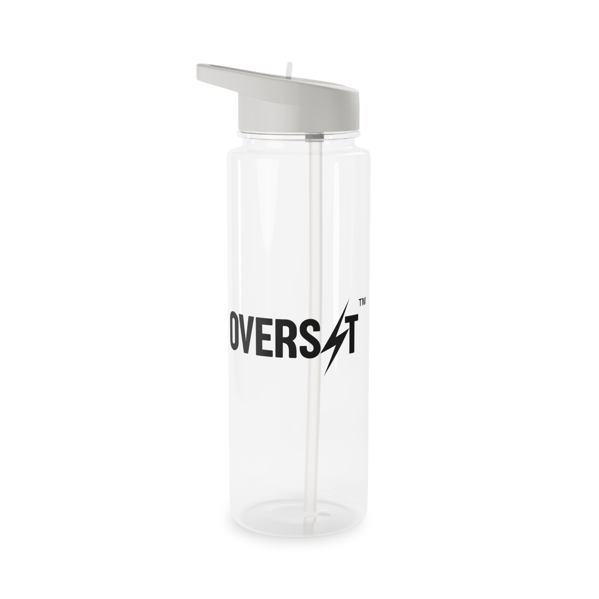 OVERSET™ HYDRA | Bouteille en Tritan sans BPA avec paille | Transparent