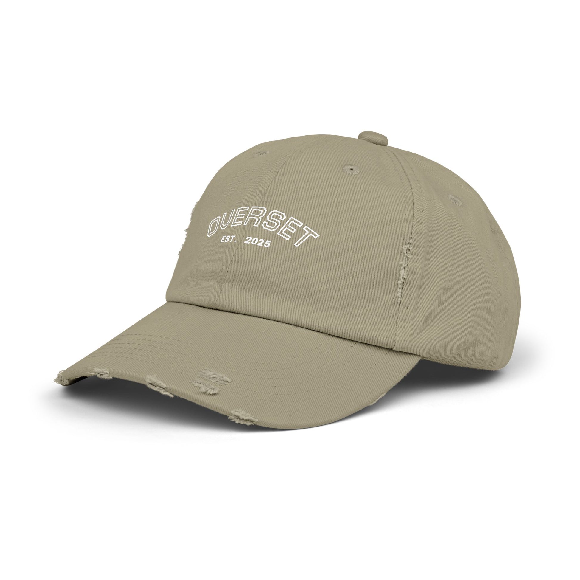 Casquette Distressed Unisexe OVERSET™ – Style Streetwear Effet Vintage, Casual & Tendance